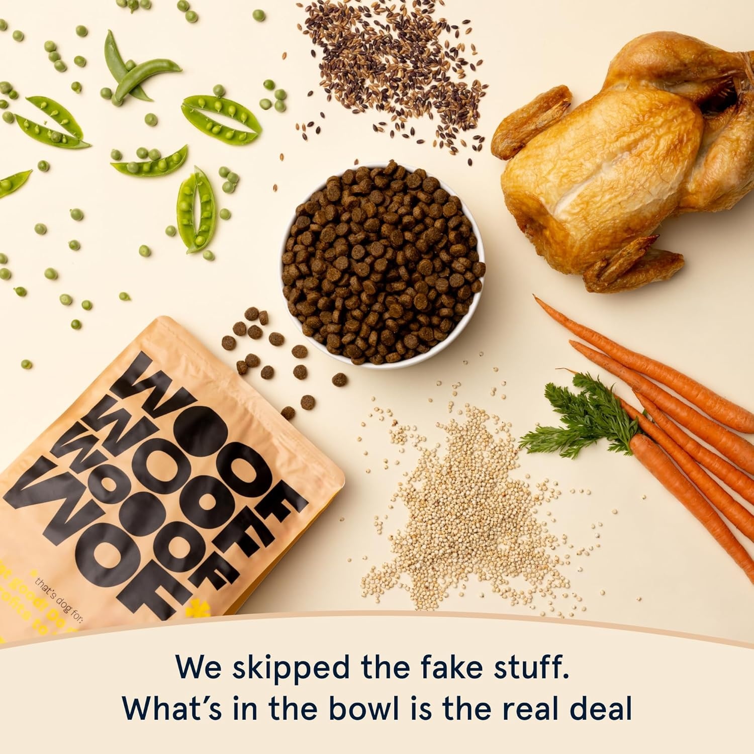 image:imageBark in the Belly Chicken amp Ancient Grains Recipe Premium Dog Food 15 lb Bag 68 kg