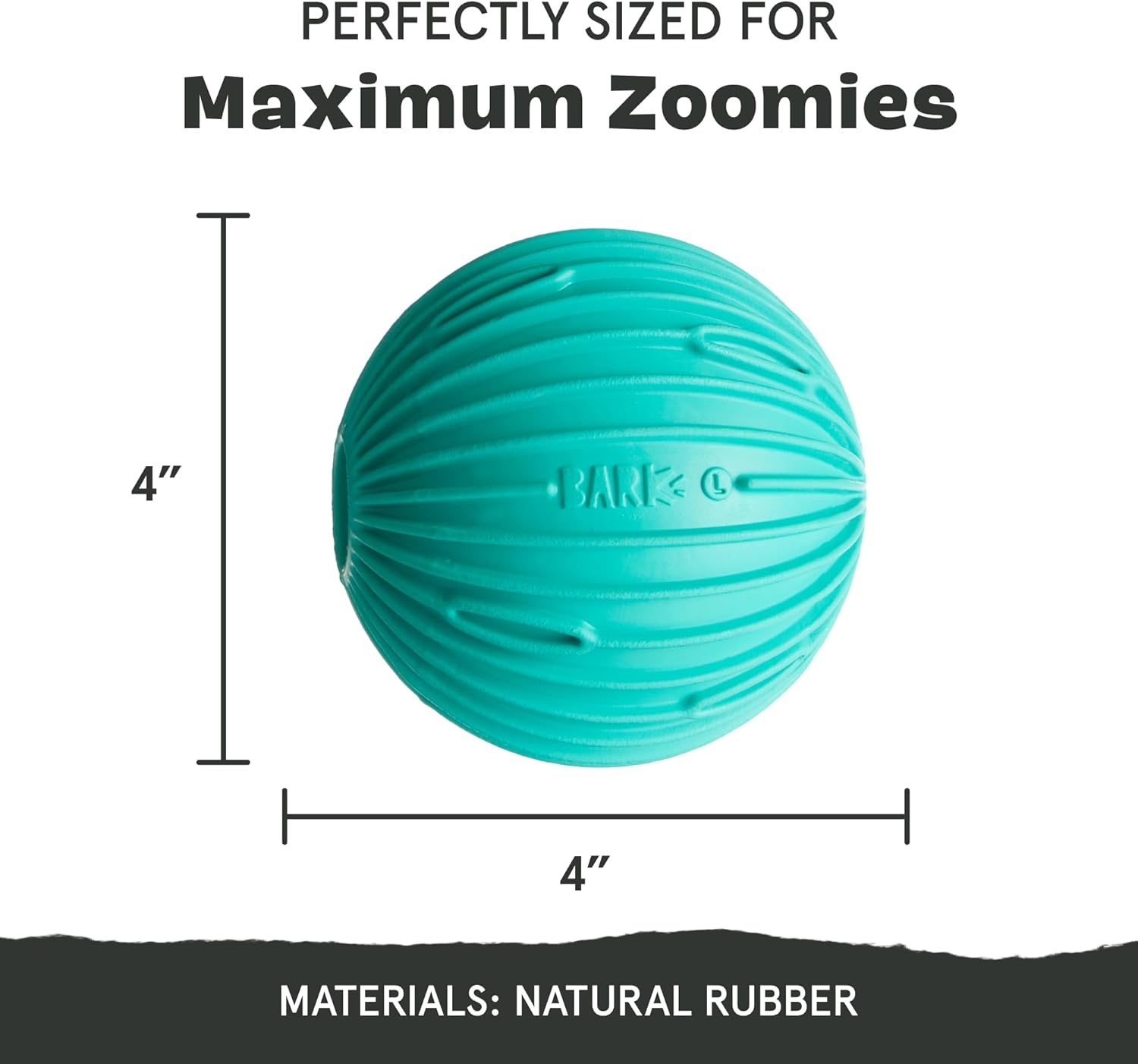 image:imageBarkbox Ruffberry Blast Dog Toy for Small Dogs Treat Dispensing Toy with Wacky Bounce and Perfect for Kibble or Favorite TreatsSea Foam Reef Ball