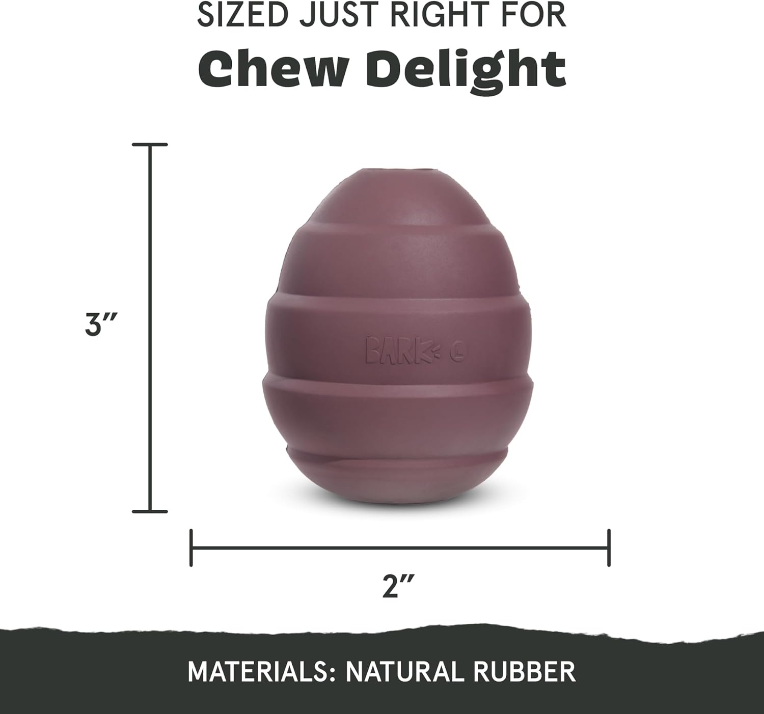 image:imageBarkbox Squash Dog Toy Natural Rubber Treat Dispensing Cream Scented amp Fun Wobble Design Dog Toy for Aggressive ChewersPine Cone