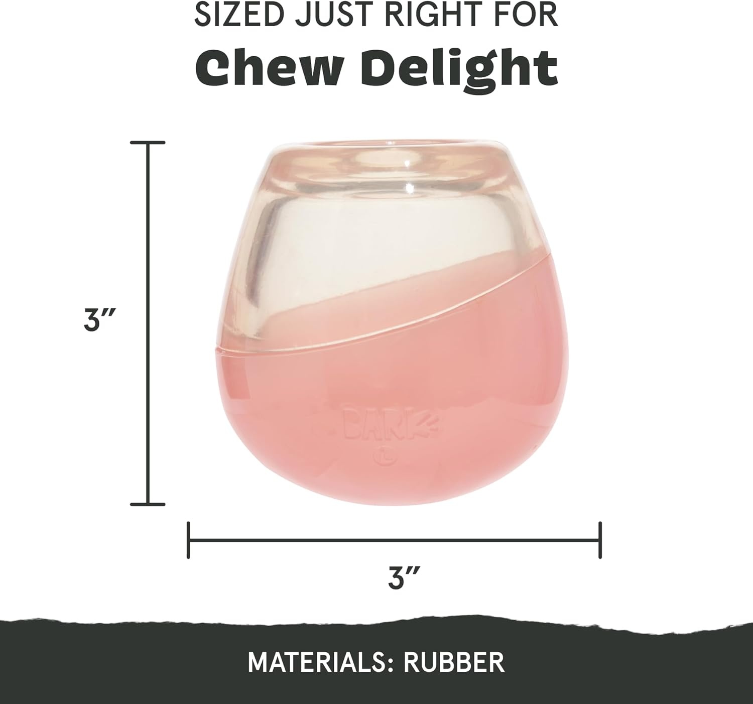 image:imageBarkbox Tipsy Ros Dog Toy for Aggressive Chewers Durable TreatDispensing Rubber Toy for Large Dogs Puppy Teething Toys amp Dog Toys to Keep Them BusyTipsy Ros