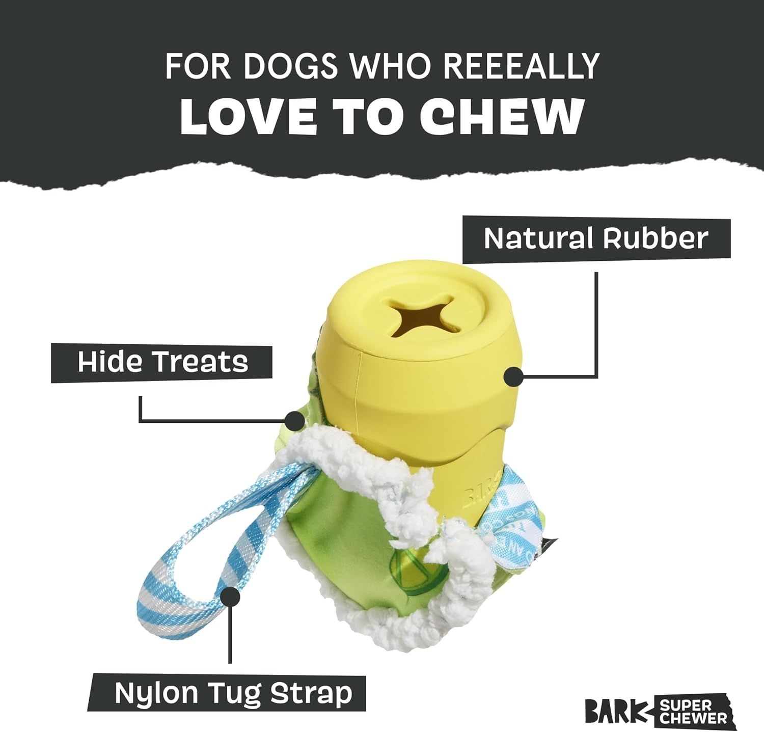 image:imageBarkbox Tipsy Toast Glass Treat Dispensing Dog Toys Puppy and Pet Toys for Medium to Large DogsGet Ripped Margrrrita