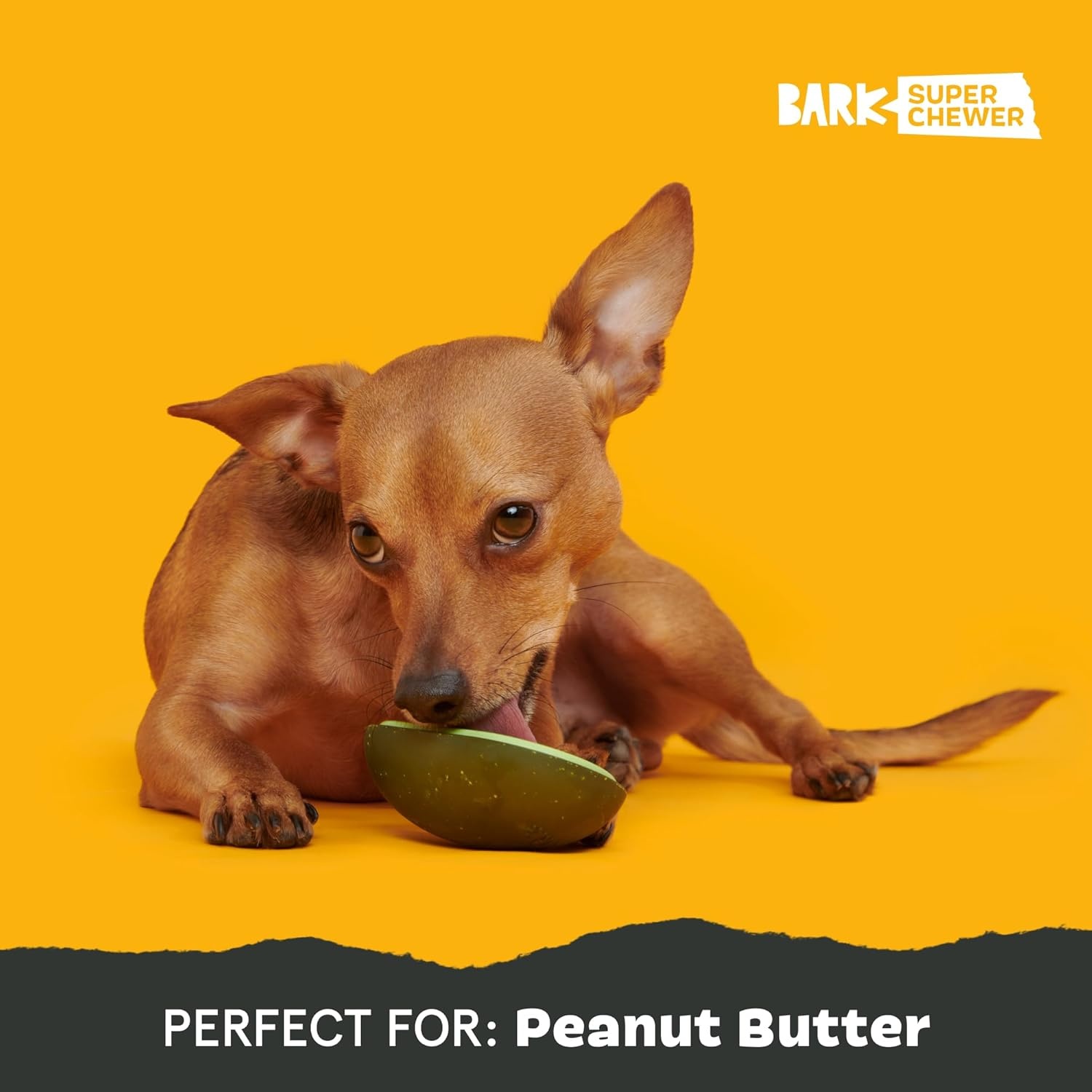 image:imageBarkbox Treat Meat Hot Dog Dog Toy BaconScented Rubber Chew Toy for Medium Dogs Durable Dog Toys for Aggressive Chewers amp Puppy Teething ToysAvocadoggo