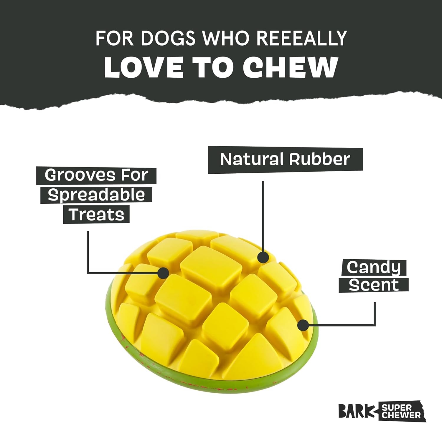 image:imageBarkbox Treat Meat Hot Dog Dog Toy BaconScented Rubber Chew Toy for Medium Dogs Durable Dog Toys for Aggressive Chewers amp Puppy Teething ToysGo Mango