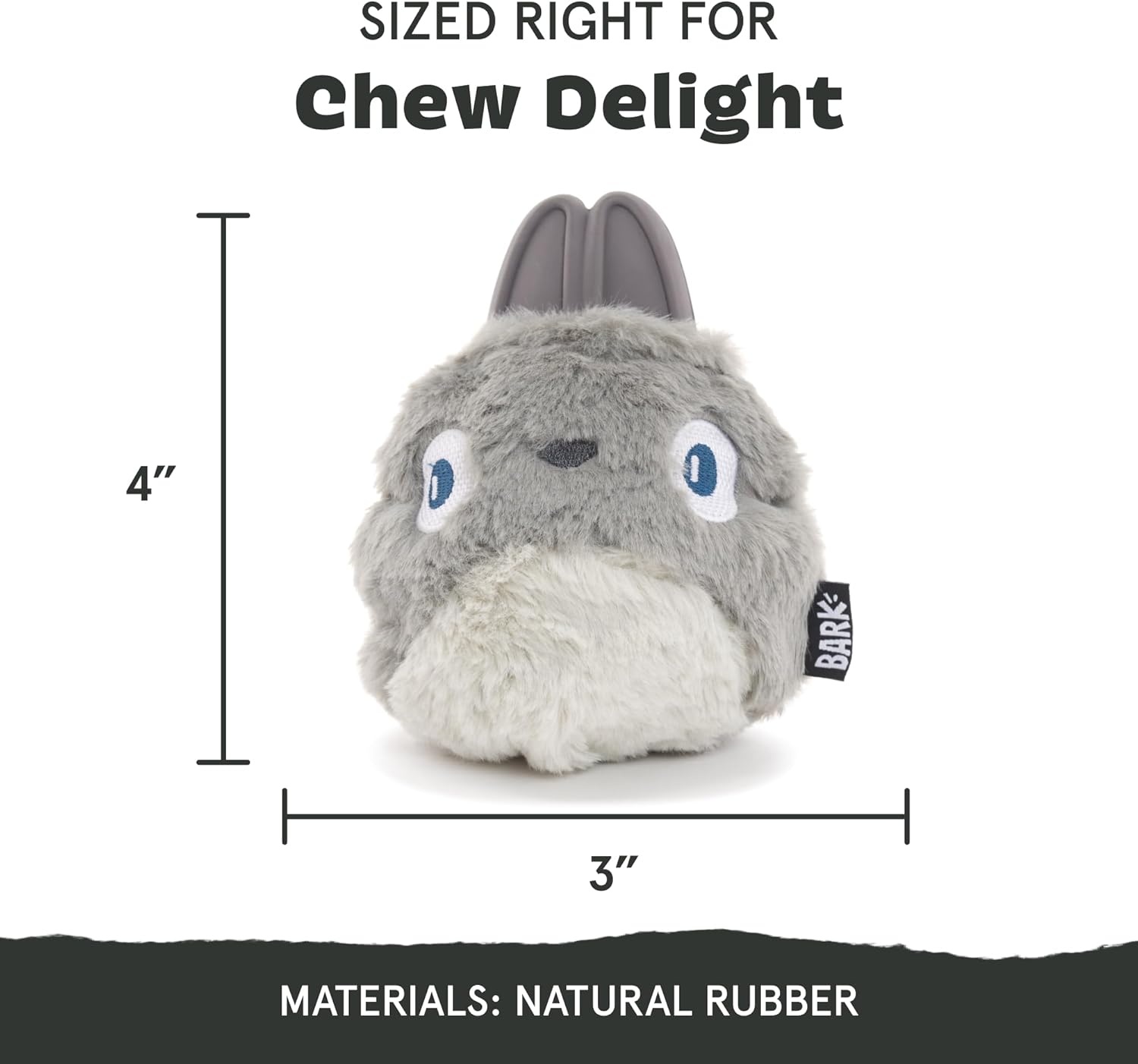 image:imageBarkbox Tug Tied Toad Dog Toy for Tough Chewers Durable Rubber Design Perfect for TugofWarHare Large