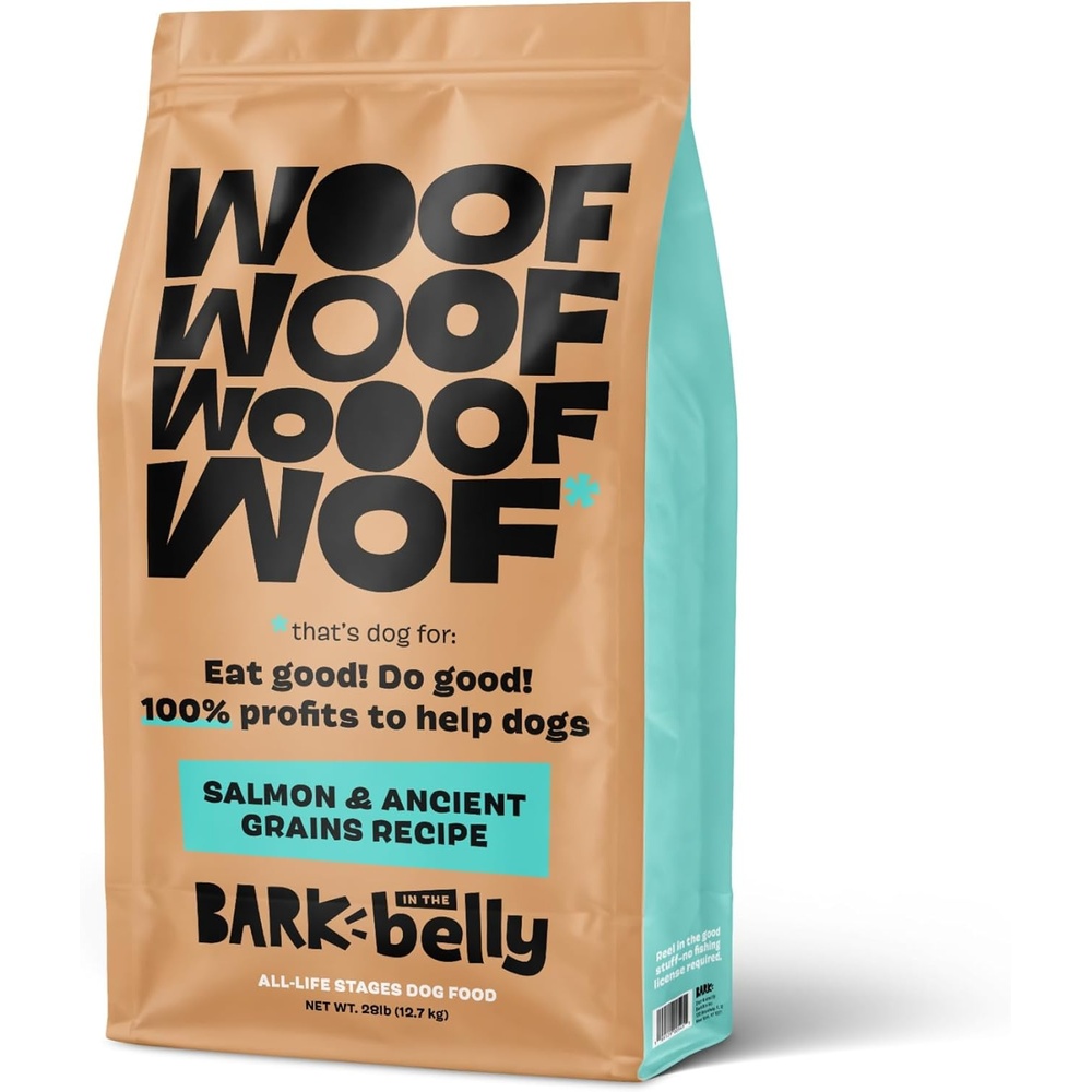 image:imageBark in the Belly Salmon amp Ancient Grains Recipe Premium Dog Food 28lb Bag