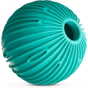 image:imageBarkbox Ruffberry Blast Dog Toy for Small Dogs Treat Dispensing Toy with Wacky Bounce and Perfect for Kibble or Favorite TreatsSea Foam Reef Ball