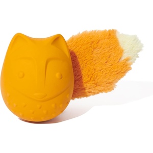image:imageBarkbox Tug Tied Toad Dog Toy for Tough Chewers  Durable Rubber Design Perfect for TugofWarFranz the FoxMedium