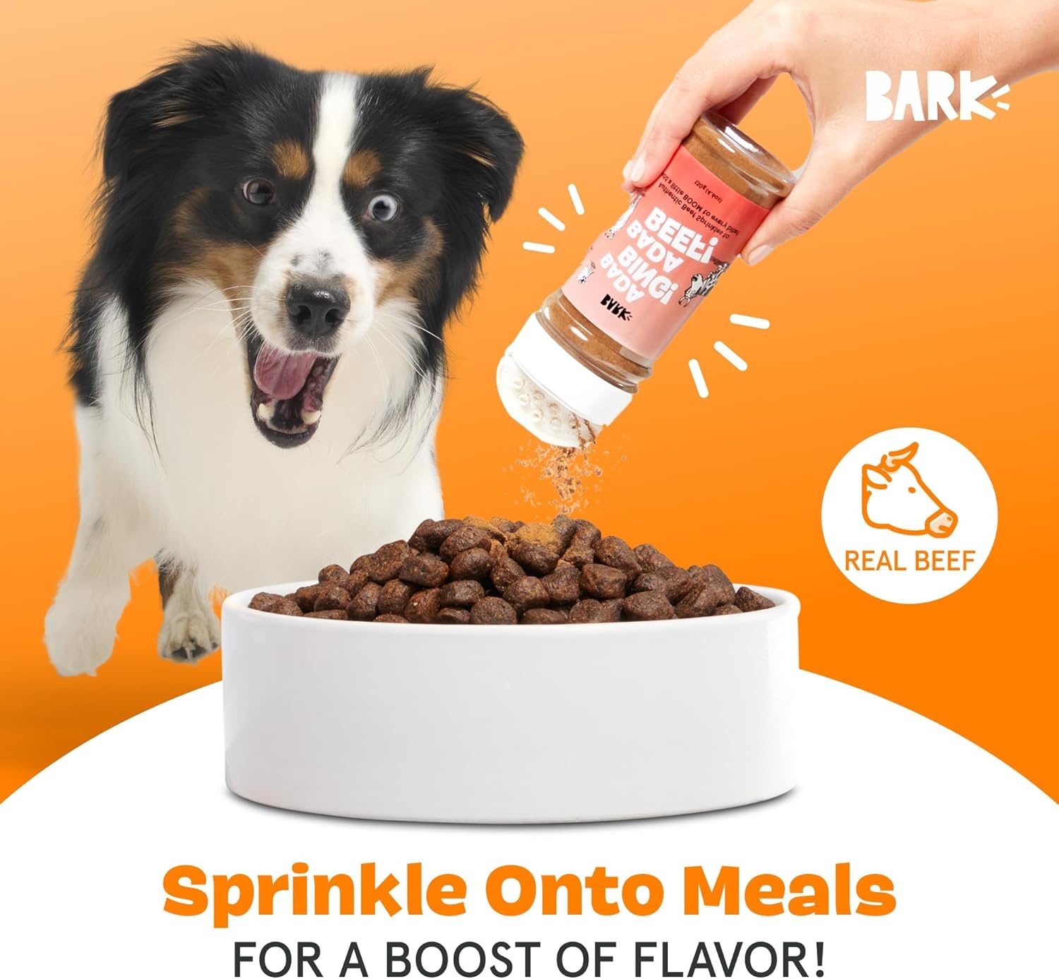 image:imageBarkbox Bada Bing Beef Dry Dog Food Toppers with High Protein and Limited Ingredients Meal Enhancer for Large amp Small Breeds 46 OzBada Bing Bada Beef