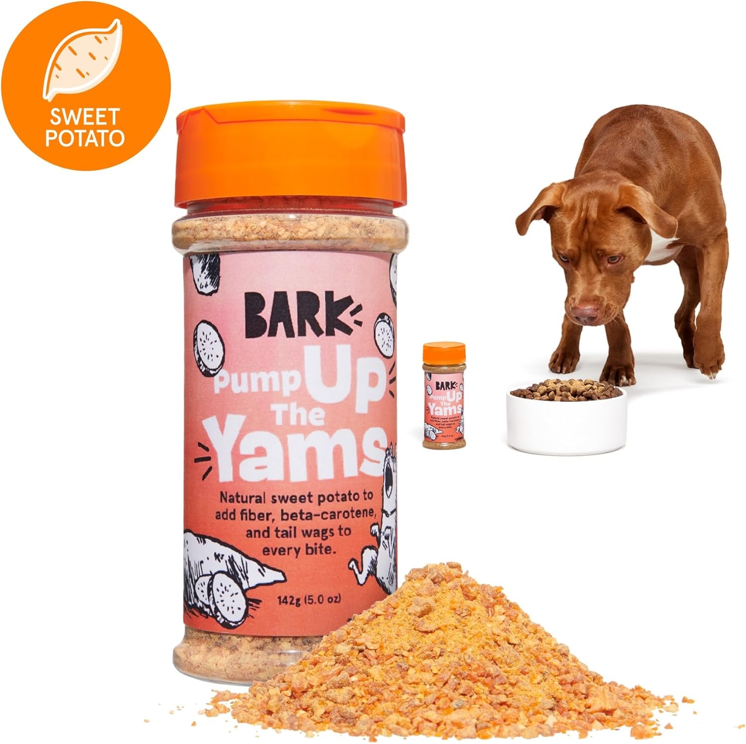 image:imageBarkbox Bada Bing Beef Dry Dog Food Toppers with High Protein and Limited Ingredients Meal Enhancer for Large amp Small Breeds 46 OzPump Up The Yams