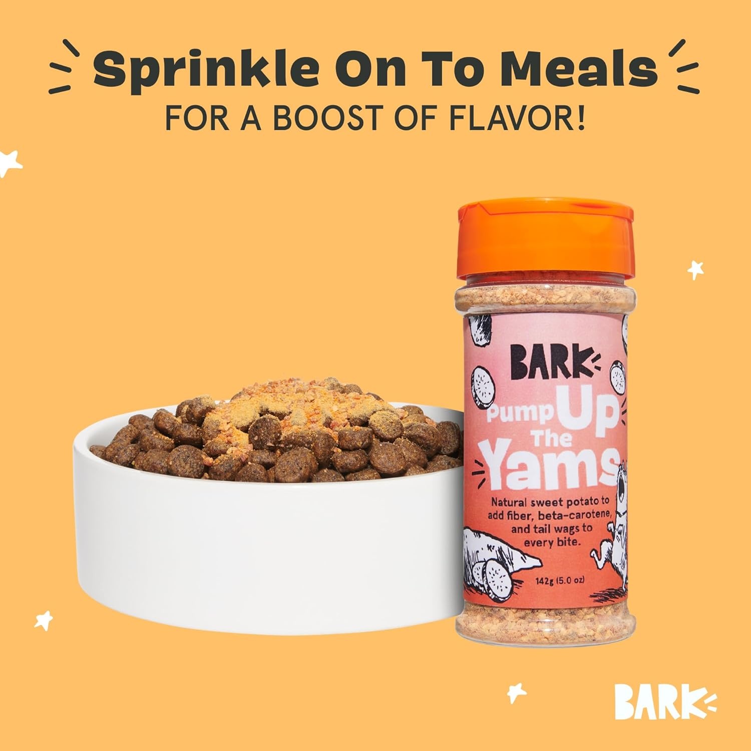 image:imageBarkbox Bada Bing Beef Dry Dog Food Toppers with High Protein and Limited Ingredients Meal Enhancer for Large amp Small Breeds 46 OzPump Up The Yams