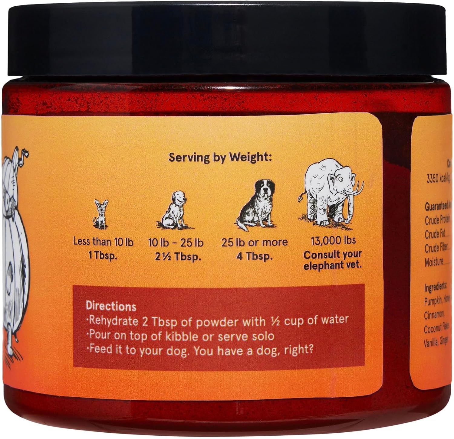 image:imageBarkbox Bada Bing Beef Dry Dog Food Toppers with High Protein and Limited Ingredients Meal Enhancer for Large amp Small Breeds 46 OzPumpkin