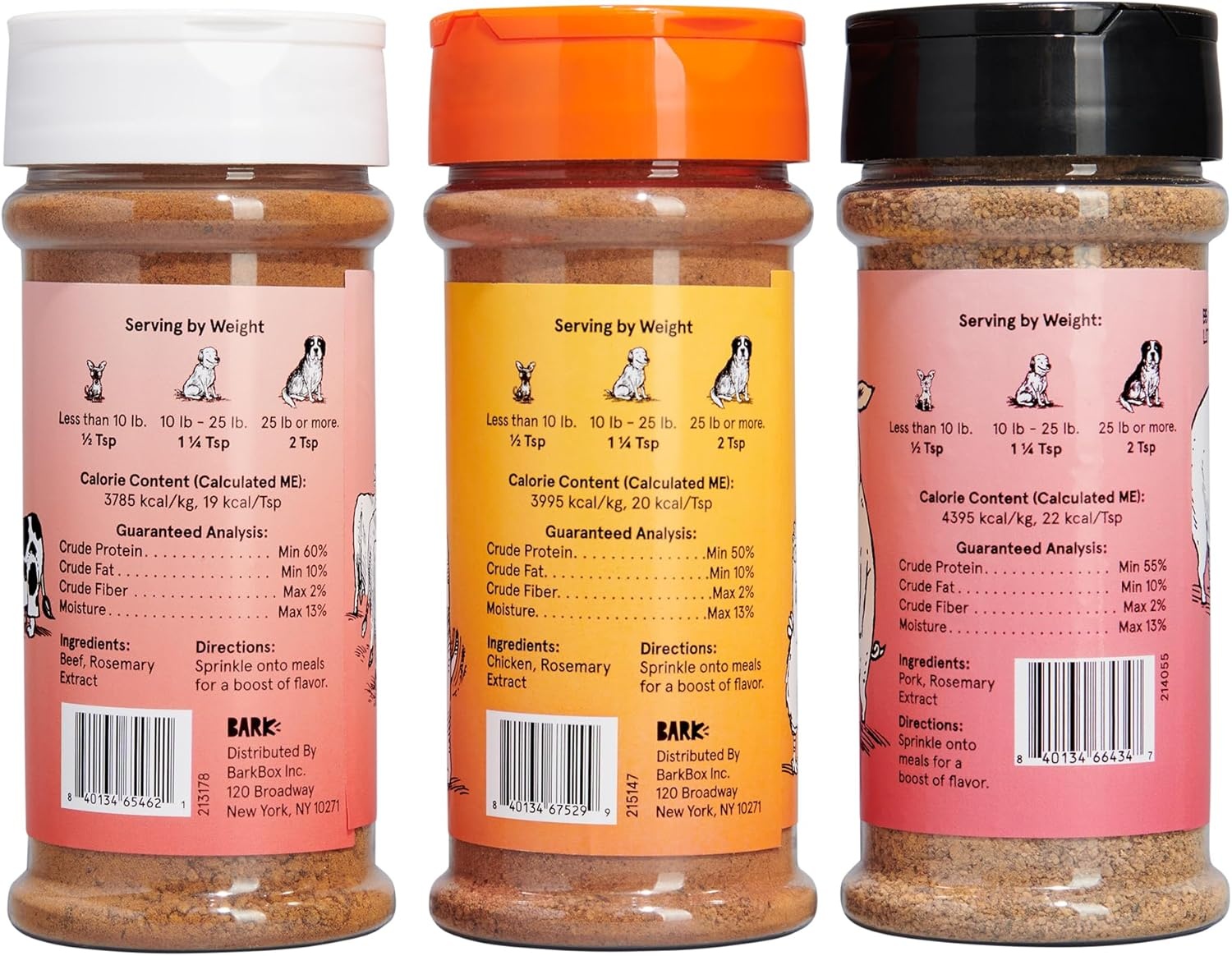 image:imageBarkbox Bada Bing Beef Dry Dog Food Toppers with High Protein and Limited Ingredients Meal Enhancer for Large amp Small Breeds 46 OzVariety Pack