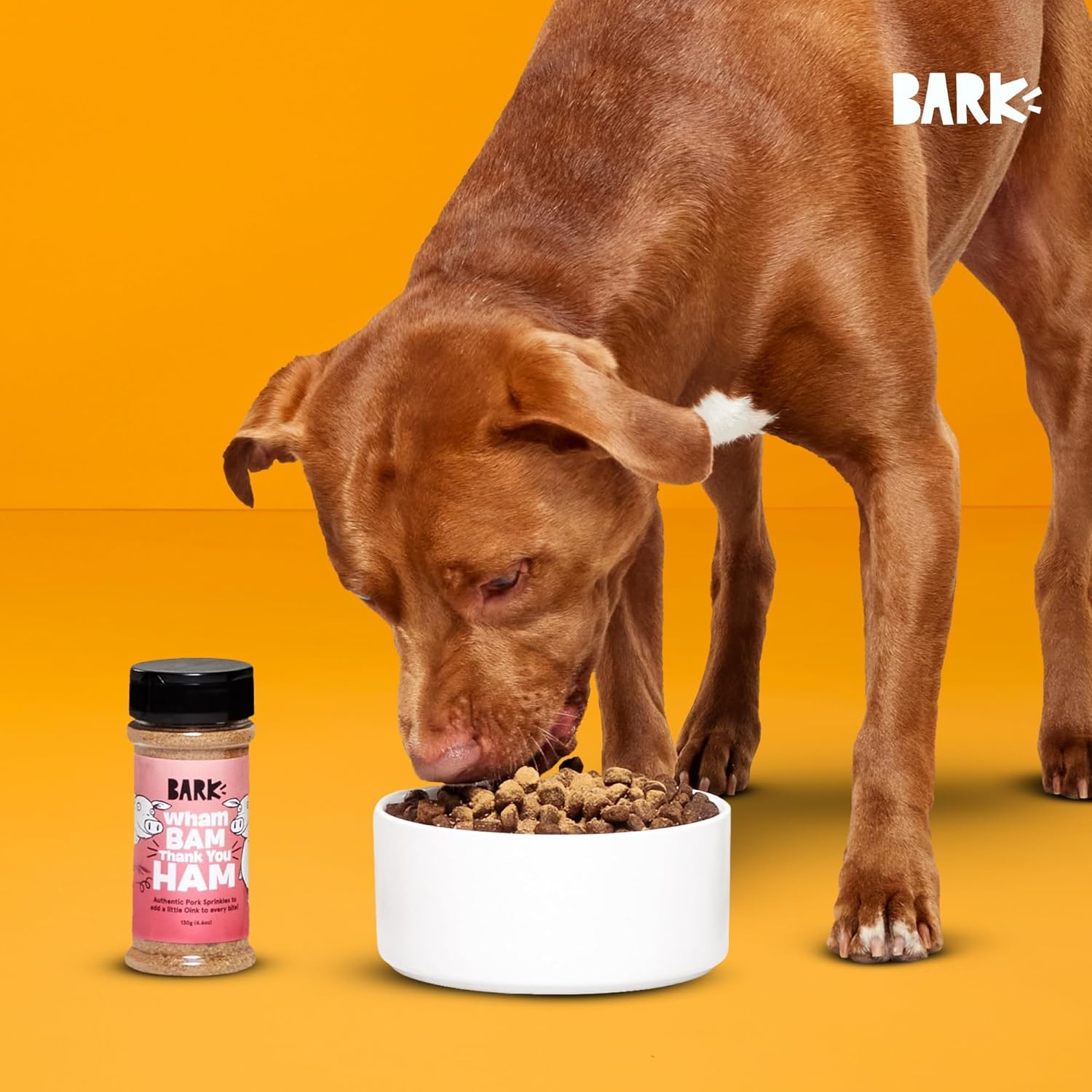 image:imageBarkbox Bada Bing Beef Dry Dog Food Toppers with High Protein and Limited Ingredients Meal Enhancer for Large amp Small Breeds 46 OzWham Bam Thank You Ham