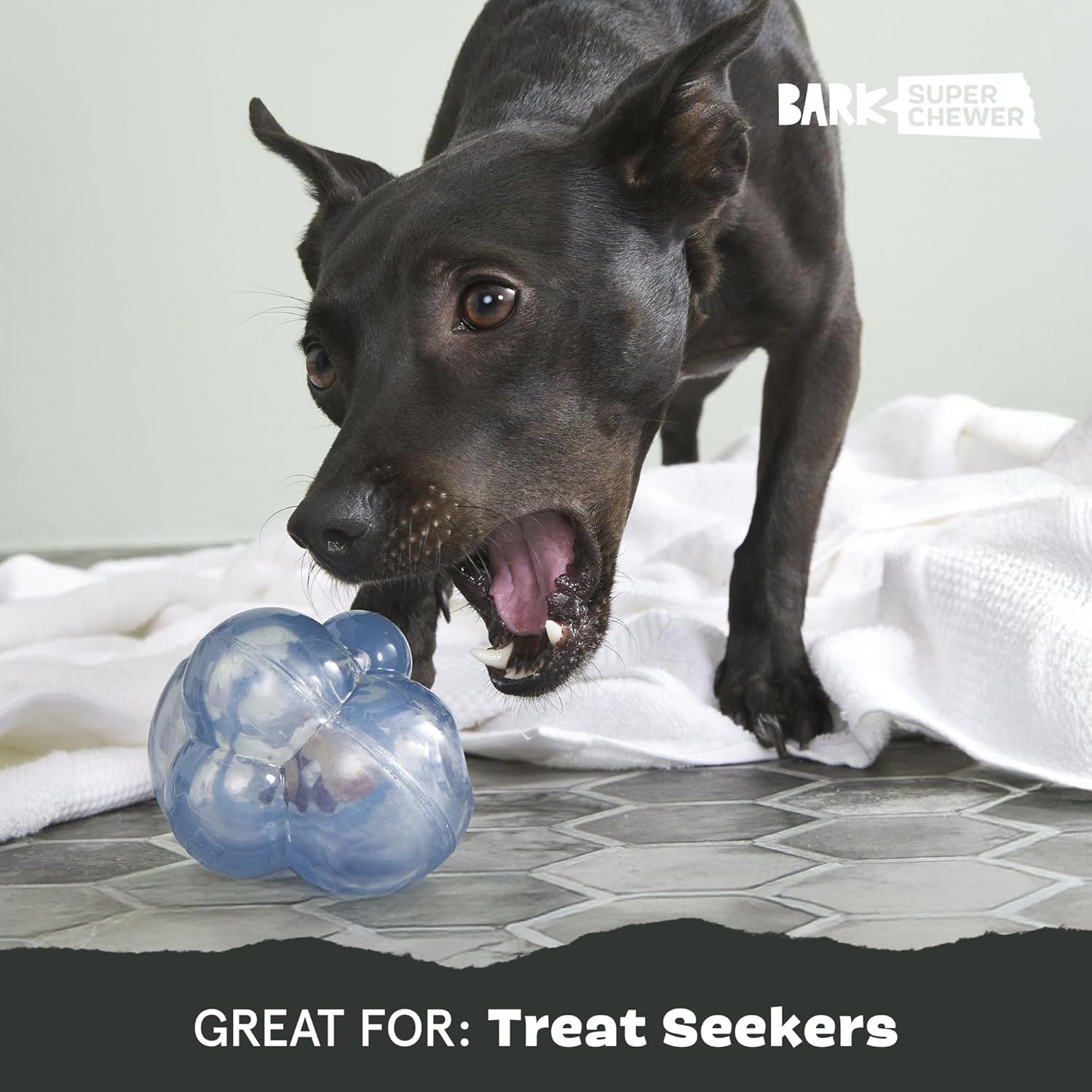 image:imageBarkbox Bubbler Treat Dispensing Dog Toy for Medium Dogs Wacky Bounce for Playful Pups Who Love a Challenge and Engaging FunBubbler