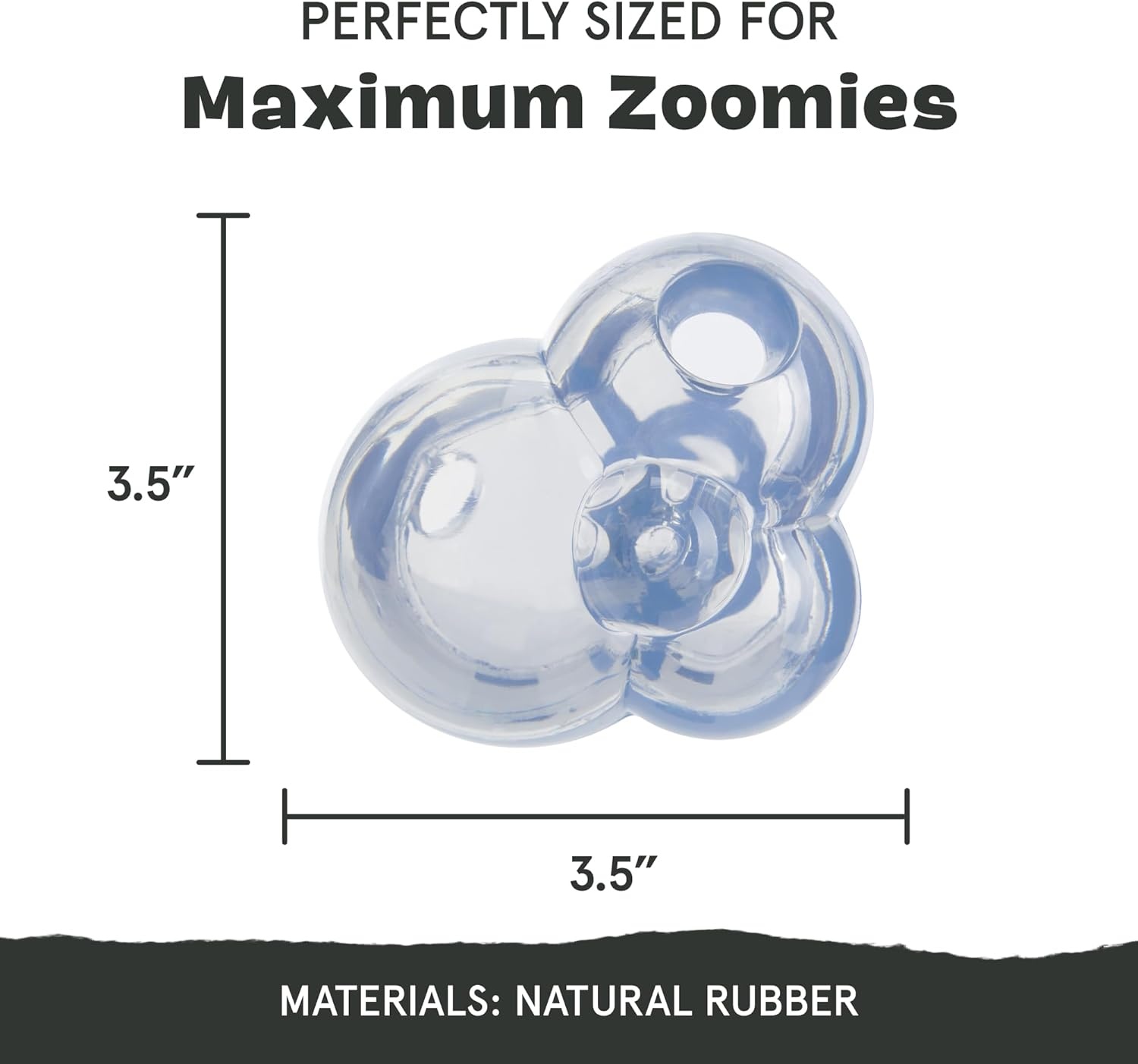 image:imageBarkbox Bubbler Treat Dispensing Dog Toy for Medium Dogs Wacky Bounce for Playful Pups Who Love a Challenge and Engaging FunBubbler