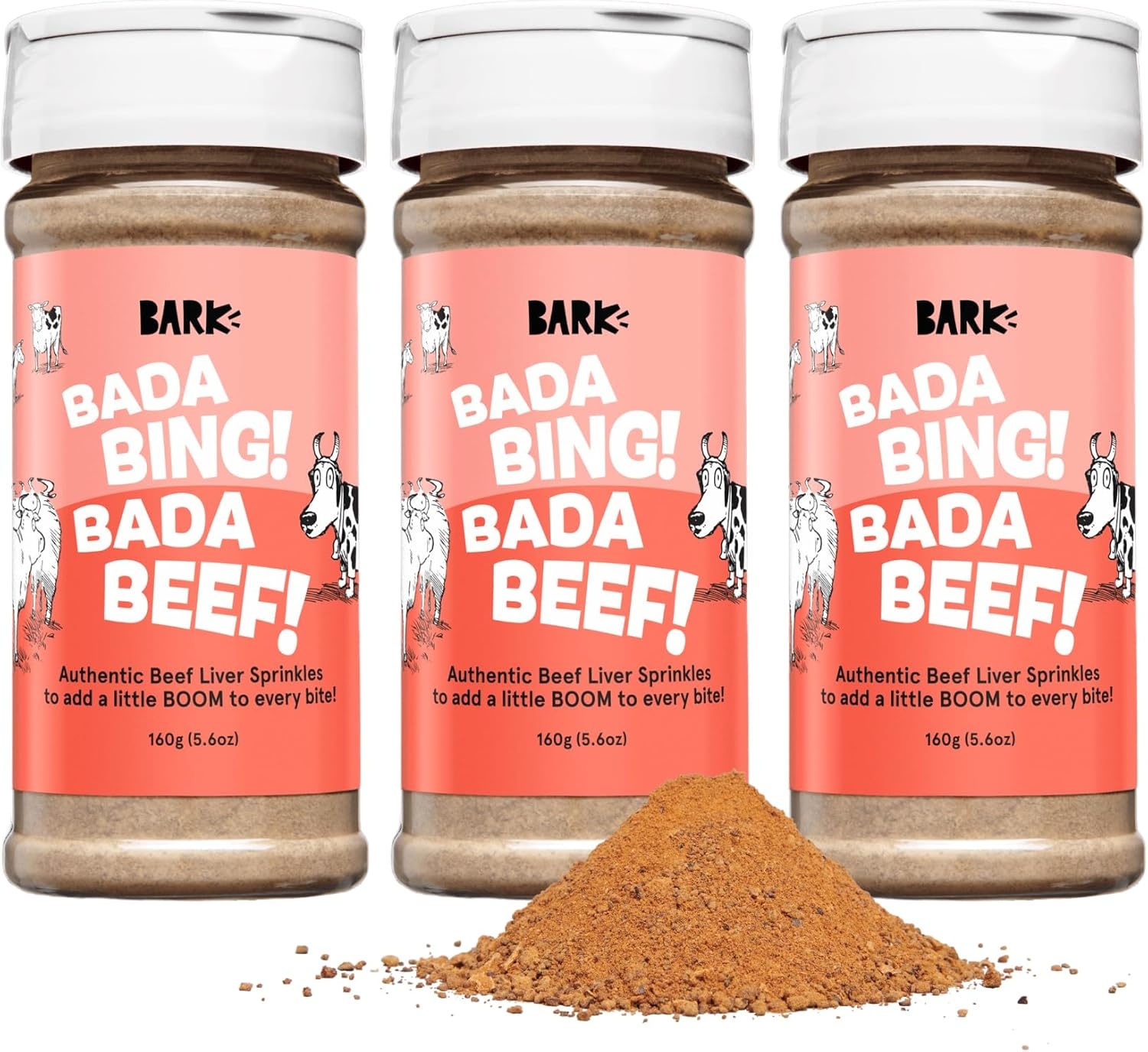 image:imageBarkbox Chicken Dog Treat Topper High Protein Ingredients for All Breeds Rosemary Extract for Large amp Small Breeds Elevate Dog Food Dining Shake amp Pour for Dog BowlsBada Bing Bada Beef