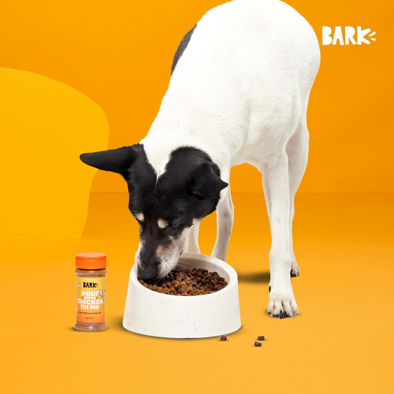 image:imageBarkbox Chicken Dog Treat Topper High Protein Ingredients for All Breeds Rosemary Extract for Large amp Small Breeds Elevate Dog Food Dining Shake amp Pour for Dog BowlsPour Some Chicken on Me