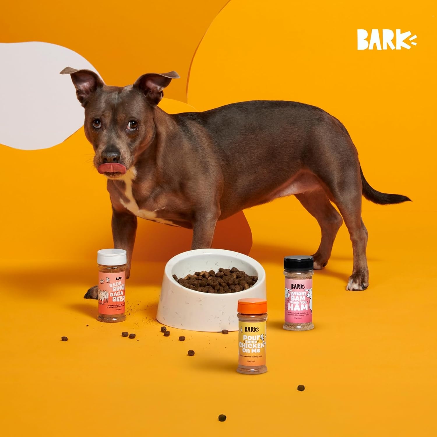 image:imageBarkbox Chicken Dog Treat Topper High Protein Ingredients for All Breeds Rosemary Extract for Large amp Small Breeds Elevate Dog Food Dining Shake amp Pour for Dog BowlsVariety Pack
