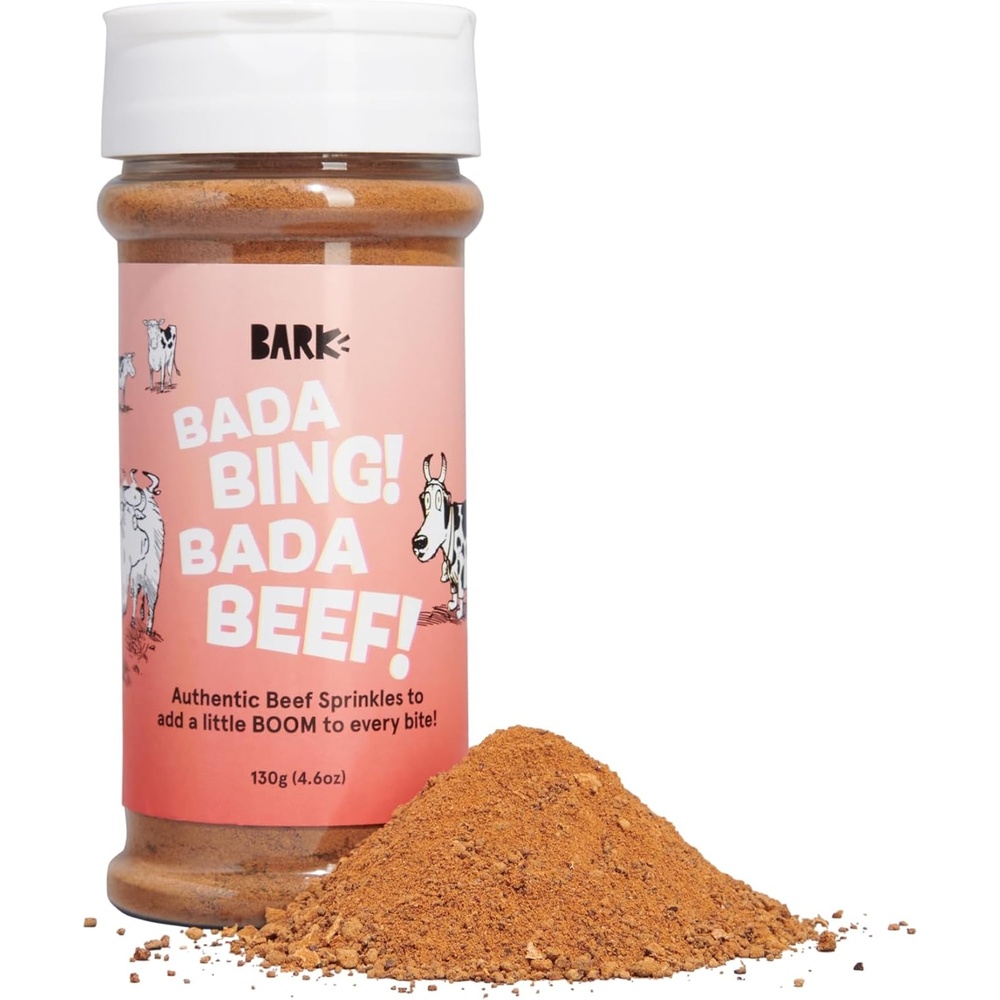 image:imageBarkbox Chicken Dog Treat Topper High Protein Ingredients for All Breeds Rosemary Extract for Large amp Small Breeds Elevate Dog Food Dining Shake amp Pour for Dog BowlsBada Bing Bada Beef