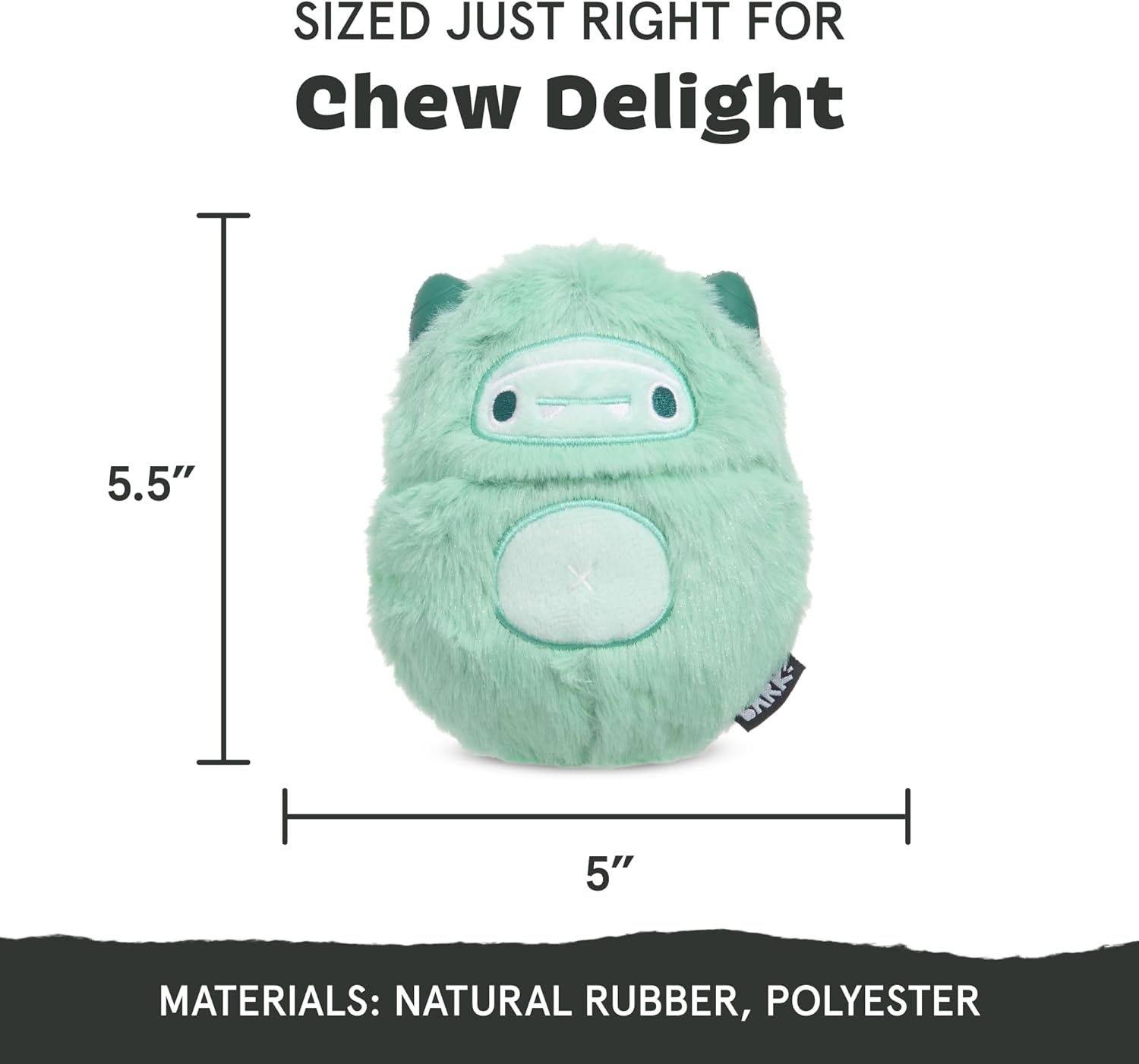 image:imageBarkbox Aurora Beast Super Chewer Dog Toy for Aggressive Chewers Durable Natural Rubber with Soft Exterior Built for Tough Play and LongLasting FunAurora Beast