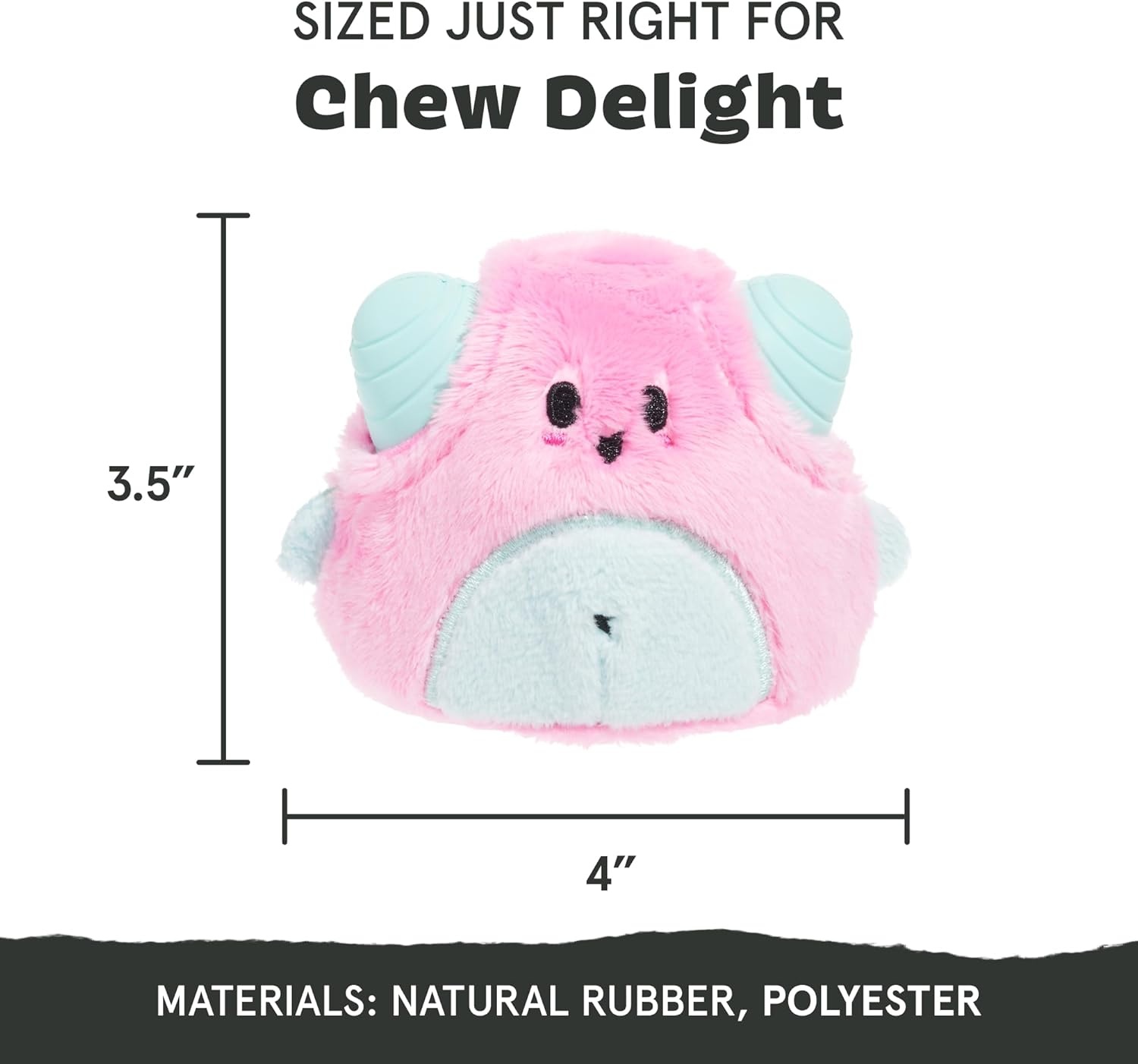image:imageBarkbox Aurora Beast Super Chewer Dog Toy for Aggressive Chewers Durable Natural Rubber with Soft Exterior Built for Tough Play and LongLasting FunLover Beast