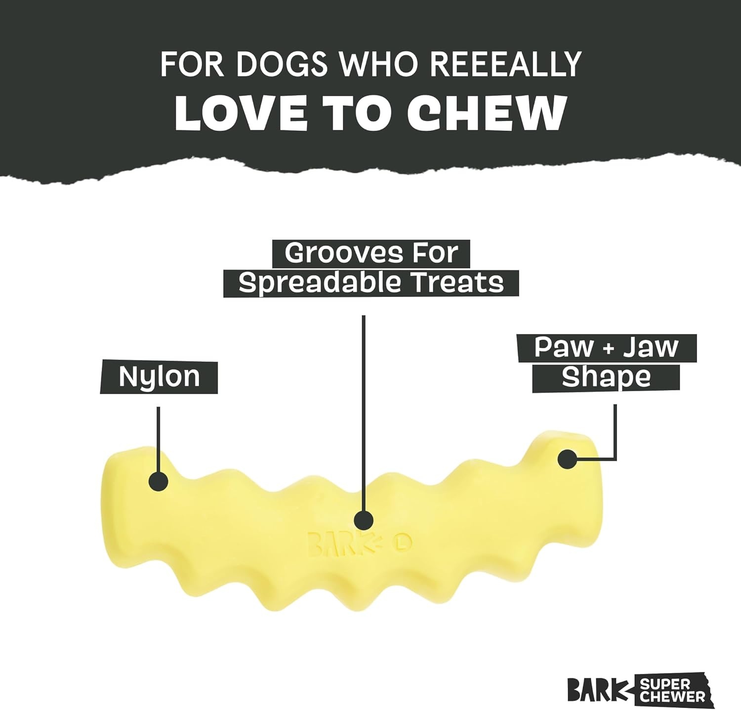 image:imageBarkbox Crinkle Fry Dog Toy for Large Dogs Super Tough Nylon Construction for Aggressive Chewers and Designed for Durable PlaytimeCrinkle Fry