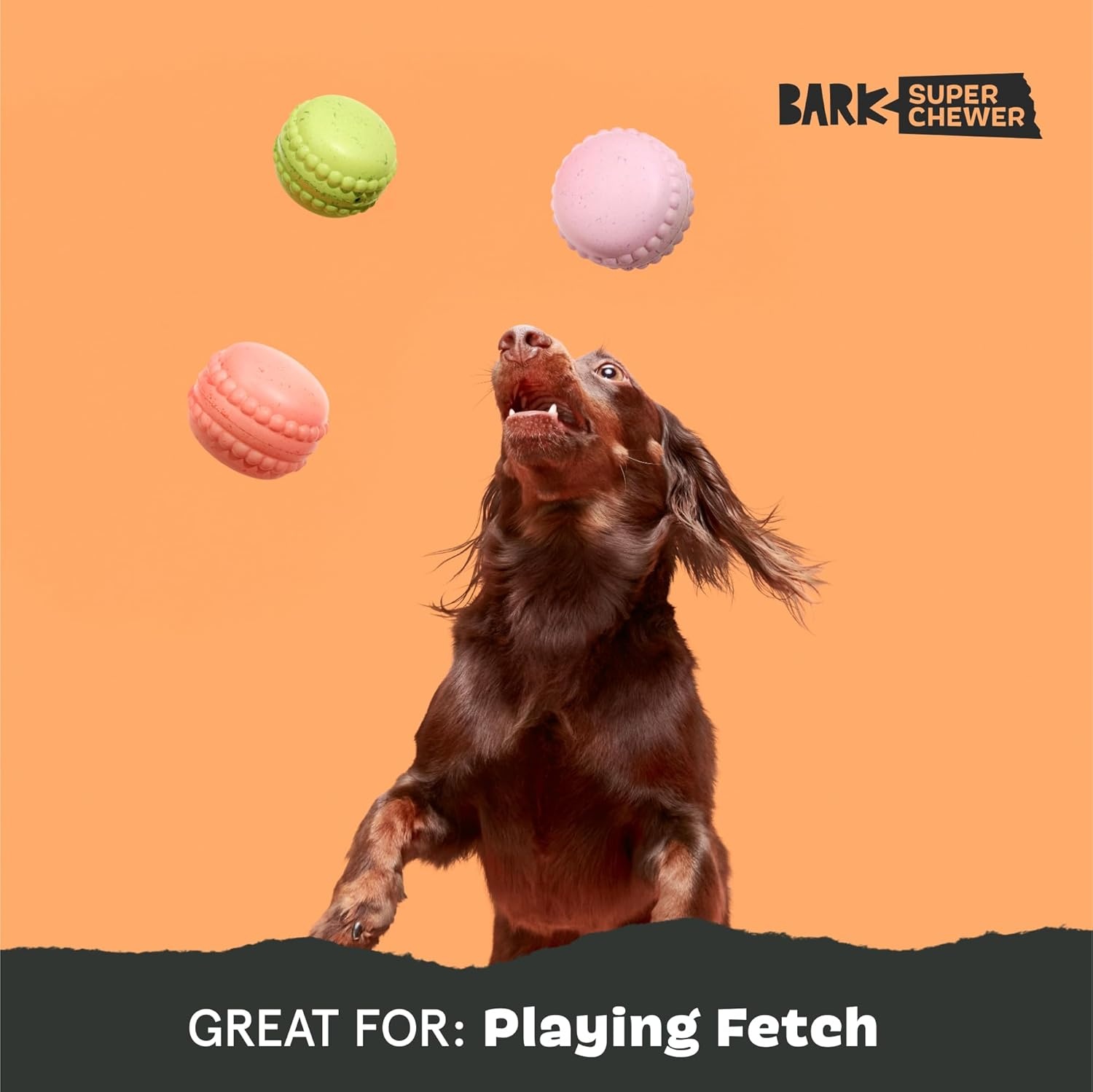 image:imageBarkbox Crinkle Fry Dog Toy for Large Dogs Super Tough Nylon Construction for Aggressive Chewers and Designed for Durable PlaytimeMacaruffs