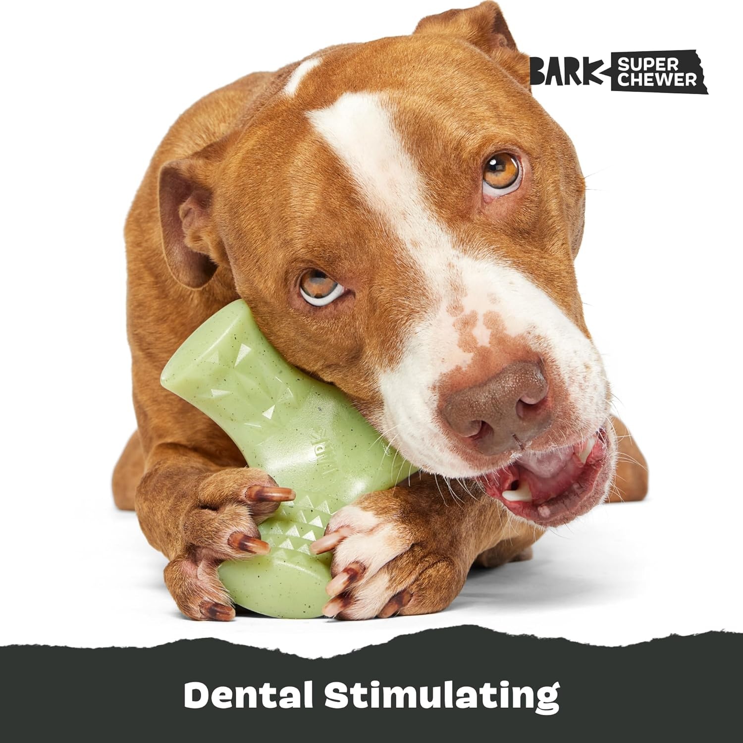 image:imageBarkbox Dogness Monster Super Chewer Dog Chew Toy Tough Dental Stimulating Toy for Aggressive Chewers LargeChopper Large