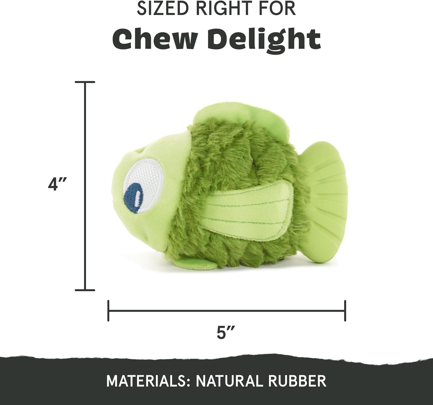 image:imageBarkbox Super Chewer Tough Dog Chew Toys for Aggressive Chewers Plush 2 Toys in 1 Drop the Bass SmallBass Small