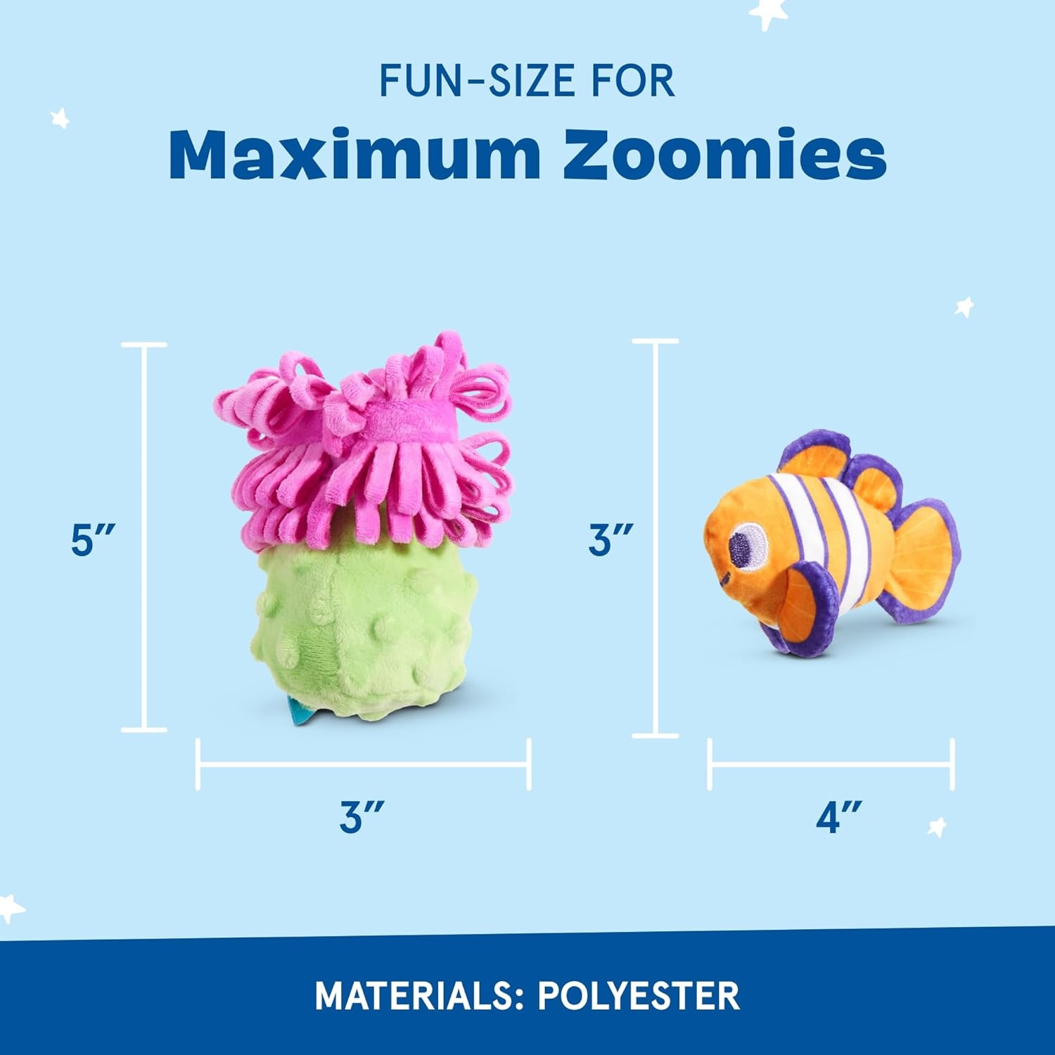 image:imageBarkbox Super Chewer Tough Dog Chew Toys for Aggressive Chewers Plush 2 Toys in 1 Drop the Bass SmallClown Fishing AroundSmall
