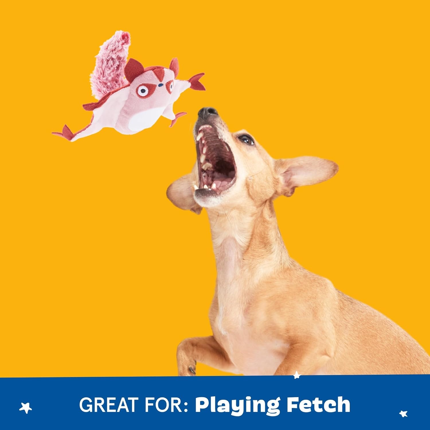 image:imageBarkbox Super Chewer Tough Dog Chew Toys for Aggressive Chewers Plush 2 Toys in 1 Drop the Bass SmallSheila Sugar GlidahSmall