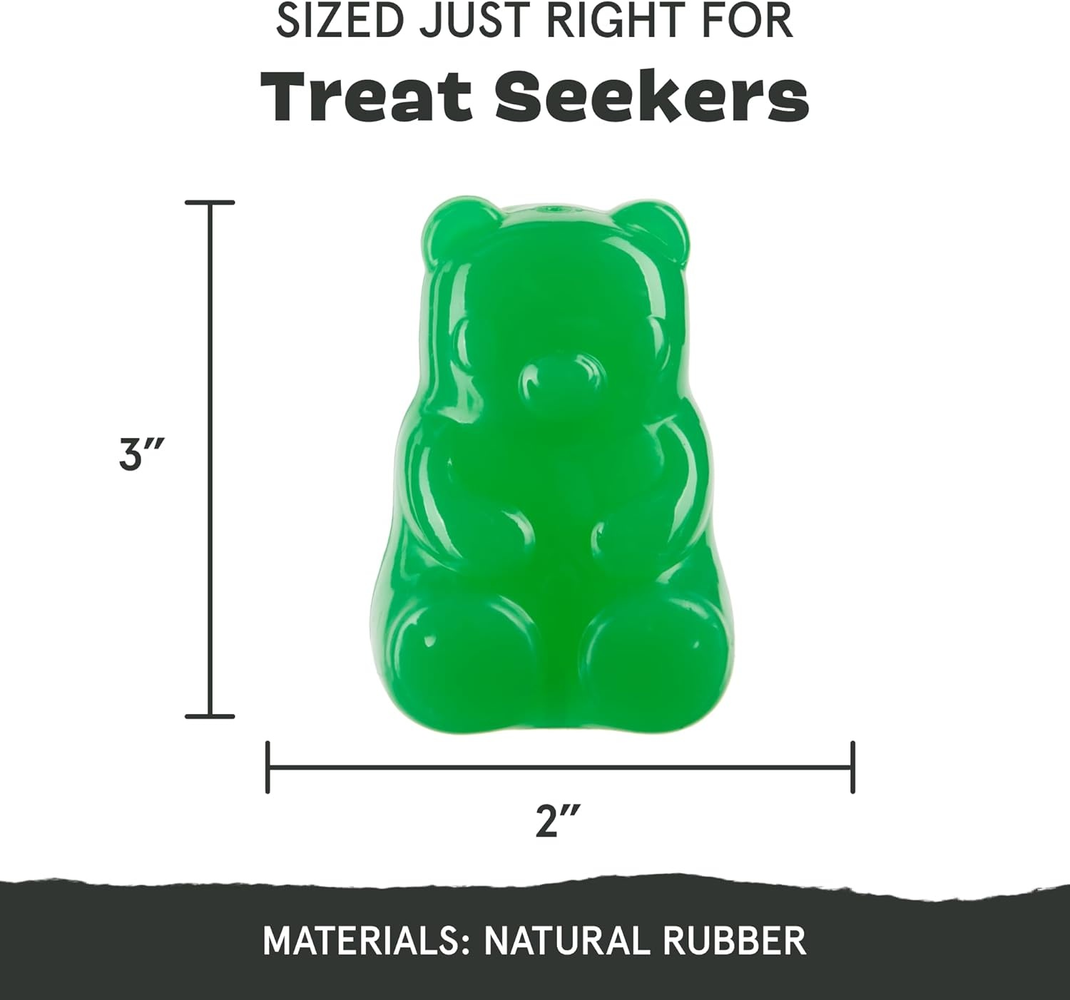 image:imageBarkbox Super Chewer Tough Dog Chew Toys for Aggressive Chewers Treat Dispensing Carrot SmallMunchie Bear Small