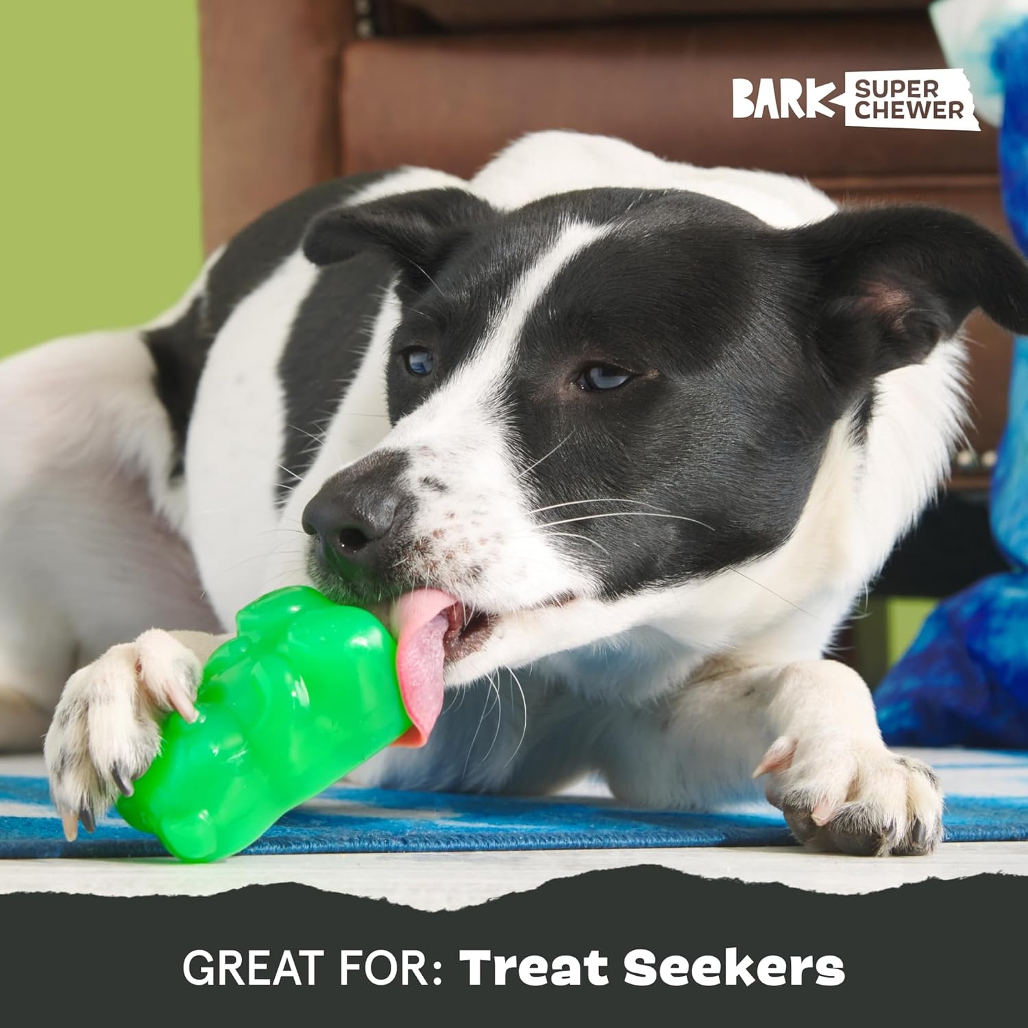 image:imageBarkbox Super Chewer Tough Dog Chew Toys for Aggressive Chewers Treat Dispensing Carrot SmallMunchie Bear Small