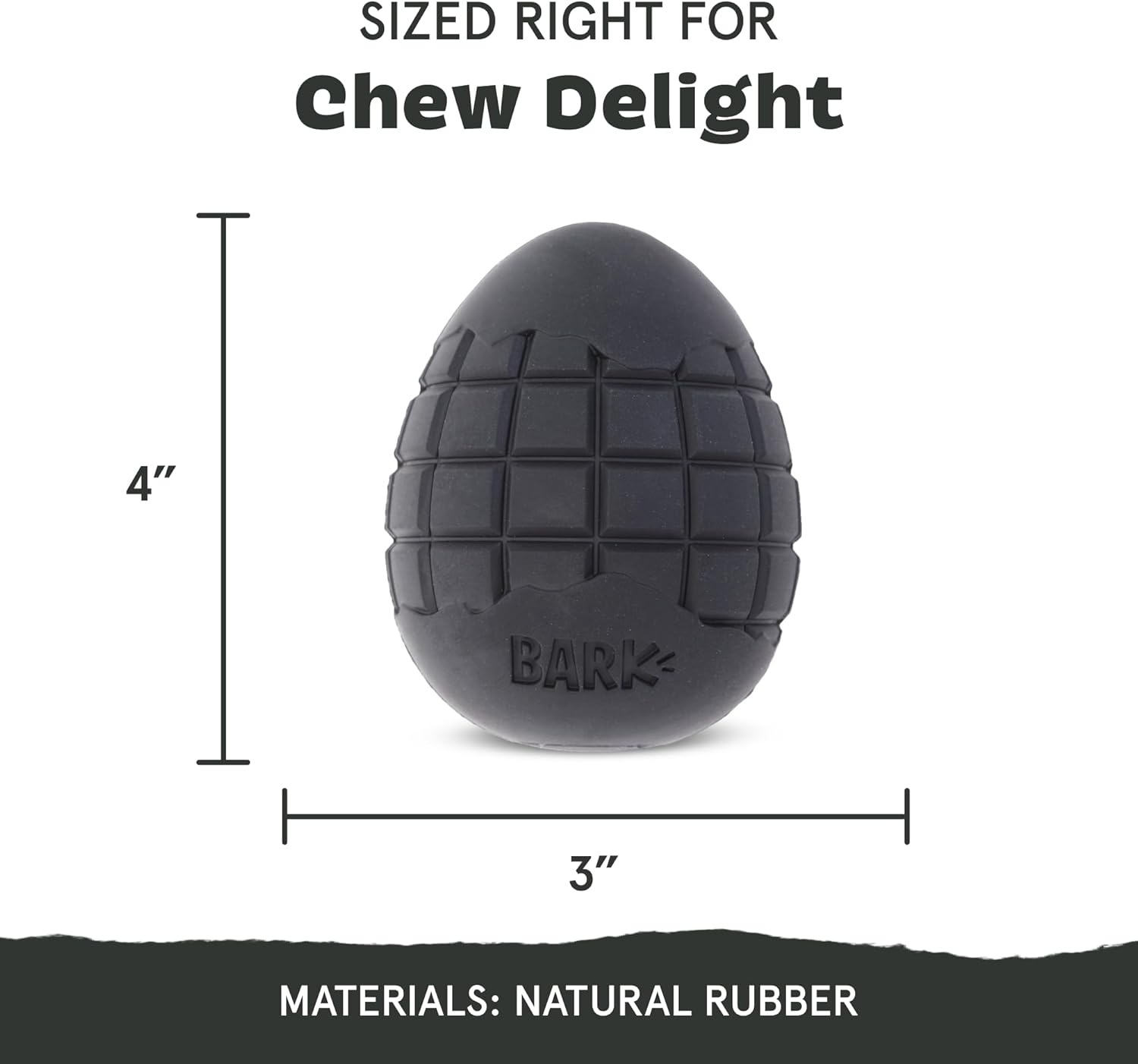 image:imageBarkbox Super Chewer Tough Dog Chew Toys for Aggressive Chewers Treat Dispensing Carrot SmallOrigin Large