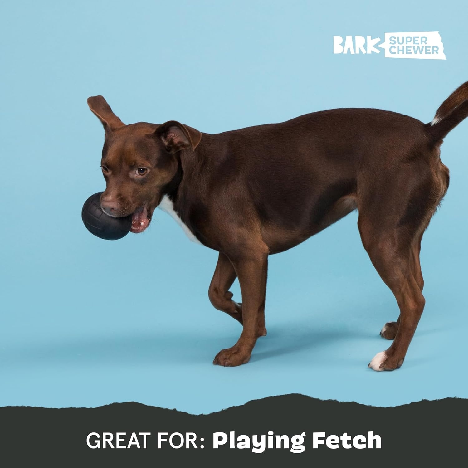 image:imageBarkbox Super Chewer Tough Dog Chew Toys for Aggressive Chewers Treat Dispensing Carrot SmallOrigin Large