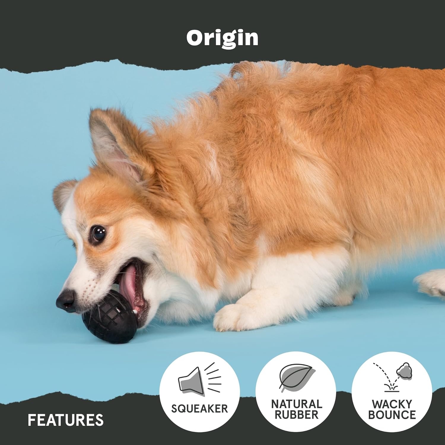image:imageBarkbox Super Chewer Tough Dog Chew Toys for Aggressive Chewers Treat Dispensing Carrot SmallOrigin Small