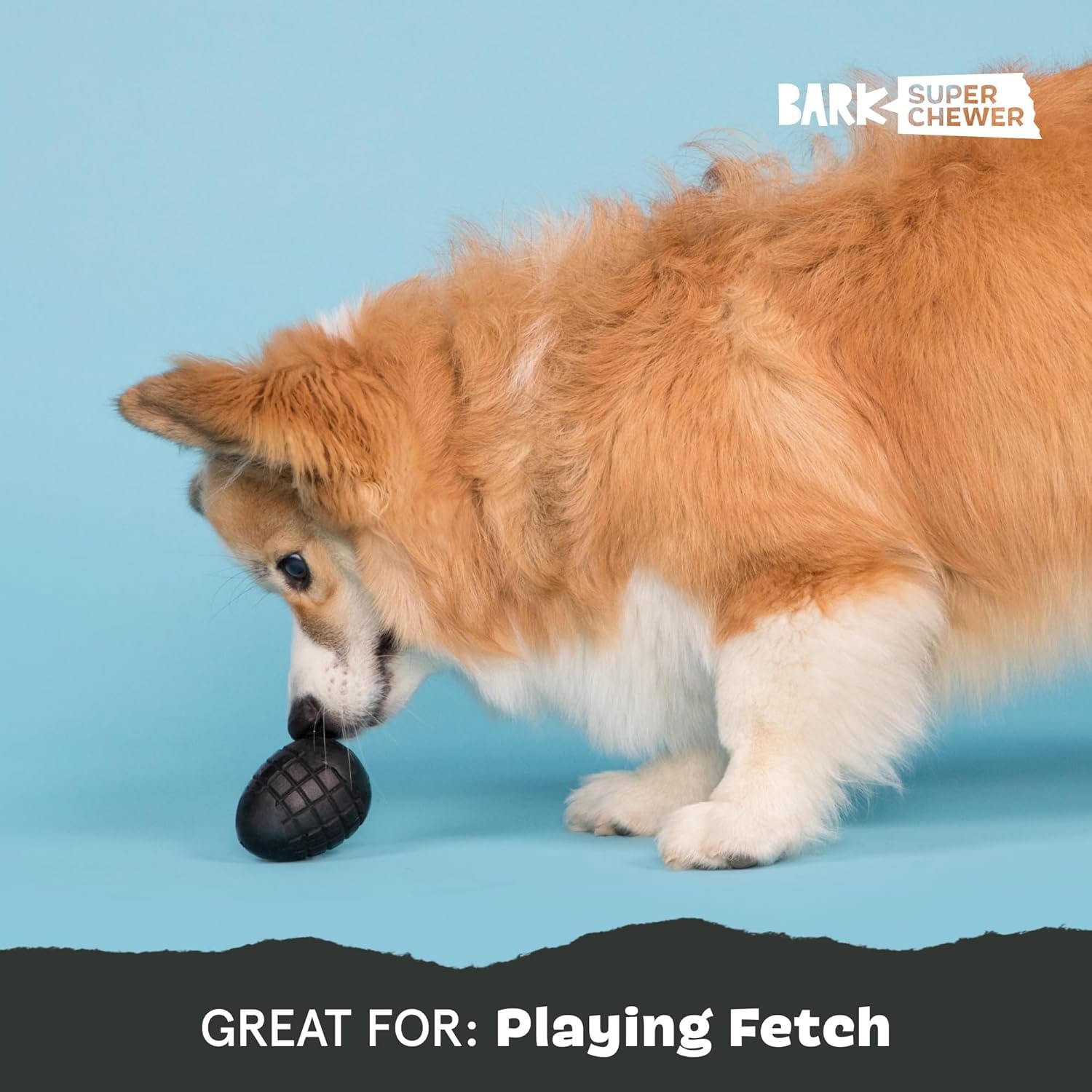 image:imageBarkbox Super Chewer Tough Dog Chew Toys for Aggressive Chewers Treat Dispensing Carrot SmallOrigin Small