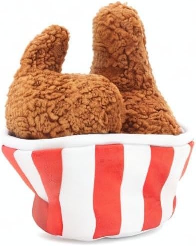 image:imageBarkbox Turkey Barker Dog Toy for Large Aggressive Chewers TurkeyScented Rip amp Reveal Toy for Engaging and Durable PlaytimeBucket oFried Licken