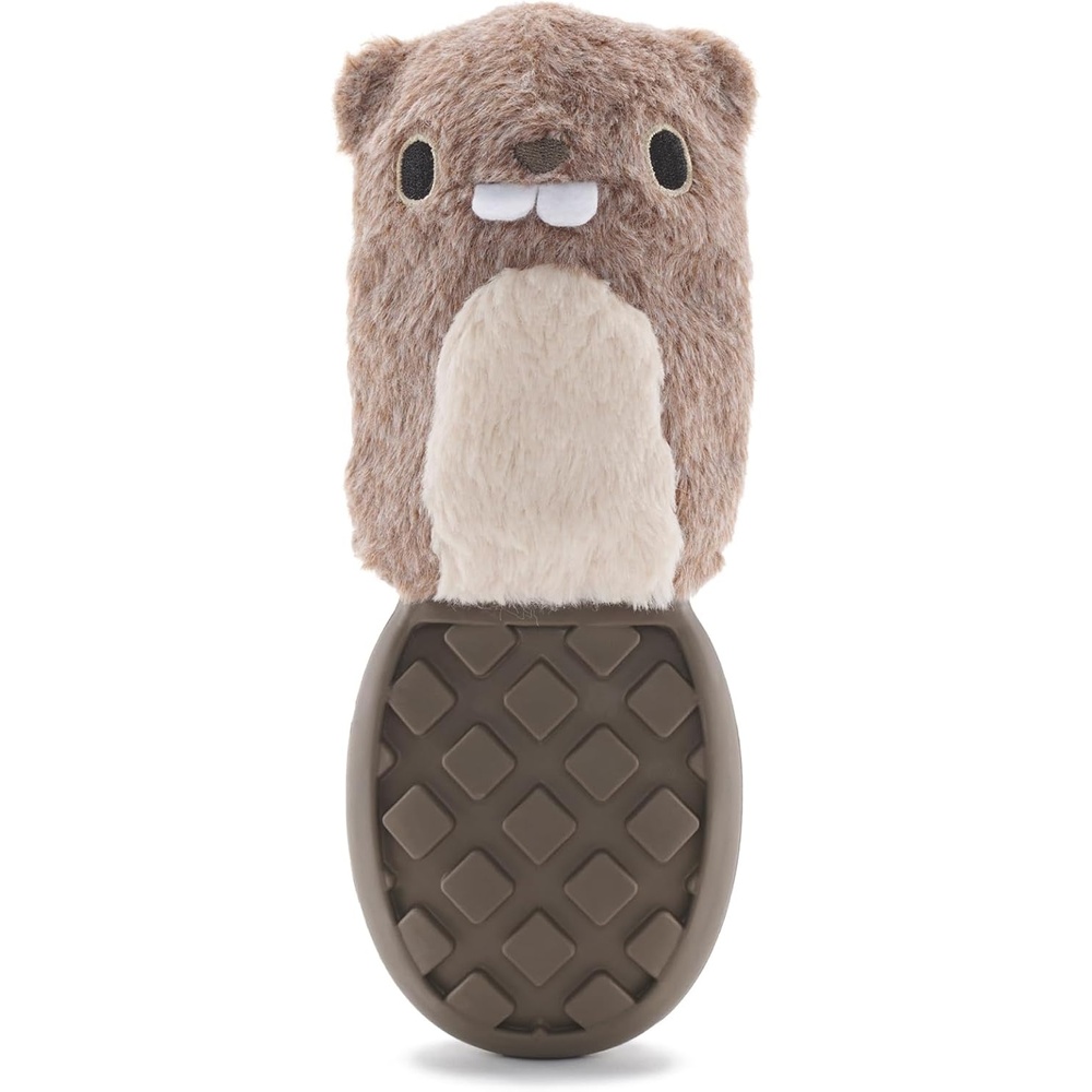 image:imageBarkbox Aurora Beast Super Chewer Dog Toy for Aggressive Chewers Durable Natural Rubber with Soft Exterior Built for Tough Play and LongLasting FunBuck Wild
