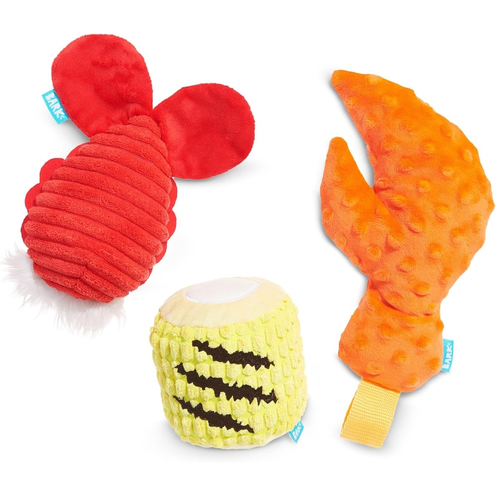 image:imageBarkbox Movie Bites Dog Toy Bundle Squeaky Dog Toys Plush Dog Toys Puppy and Pet Toys for Small DogsThe Maine Event