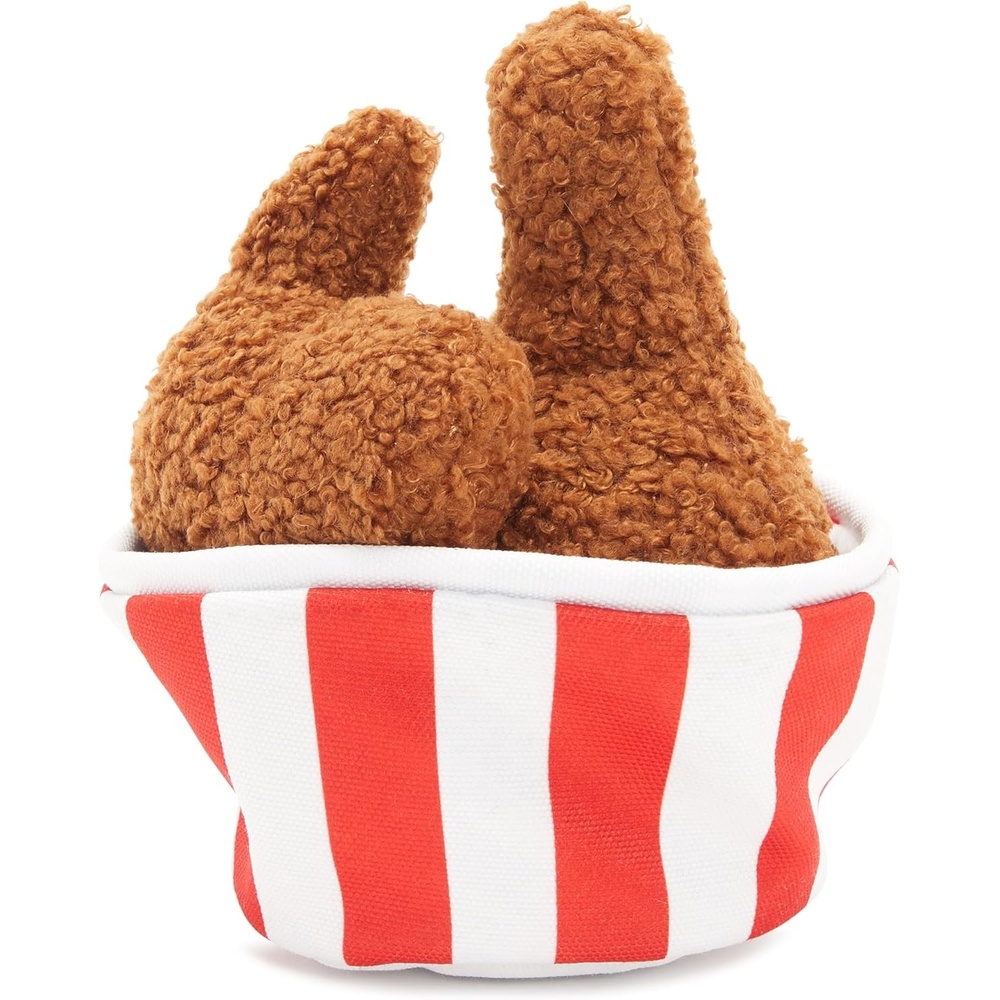 image:imageBarkbox Turkey Barker Dog Toy for Large Aggressive Chewers TurkeyScented Rip amp Reveal Toy for Engaging and Durable PlaytimeBucket oFried Licken