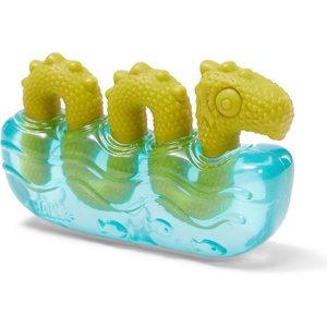 image:imageBarkbox Dogness Monster Super Chewer Dog Chew Toy  Tough Dental Stimulating Toy for Aggressive Chewers  LargeDog Ness Monster  Large