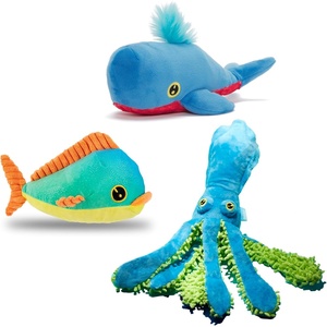 image:imageBarkbox Fiesta Party Bundle  Squeaky Dog Toys  Plush Chew Toys  Puppy and Pet Toys for Small Dogs  Full O Fluff Pinata amp Muy Squeaky MargaritaUnder the Sea Bundle Large