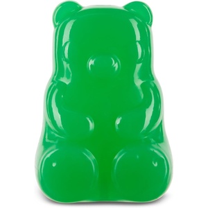 image:imageBarkbox Super Chewer Tough Dog Chew Toys for Aggressive Chewers Treat Dispensing Carrot  SmallMunchie Bear  Small