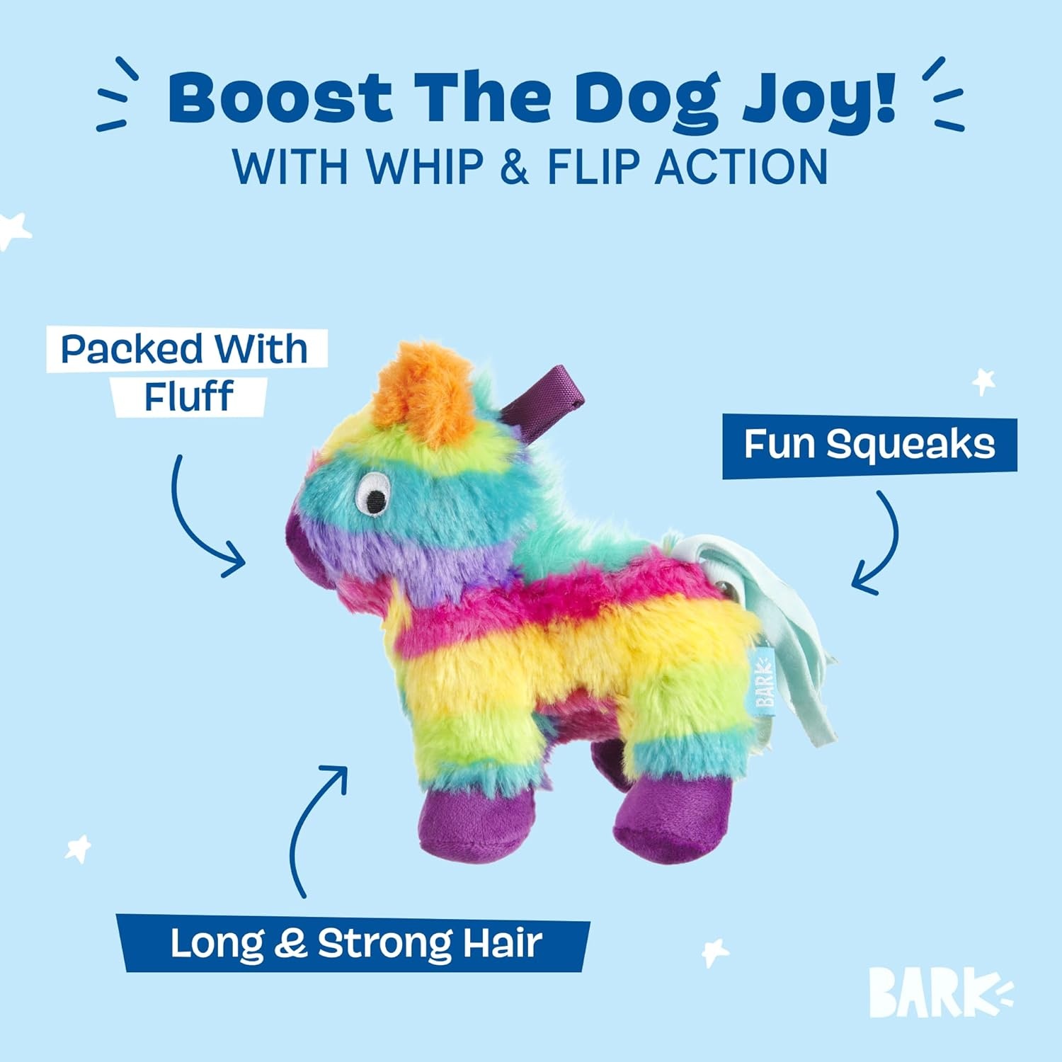 image:imageBarkbox Lady Liberty Ball Plush Dog Toy 2in1 Squeaky and Crinkle Dog Toy with Plush Exterior and Textured Ball Core Large DogPiata