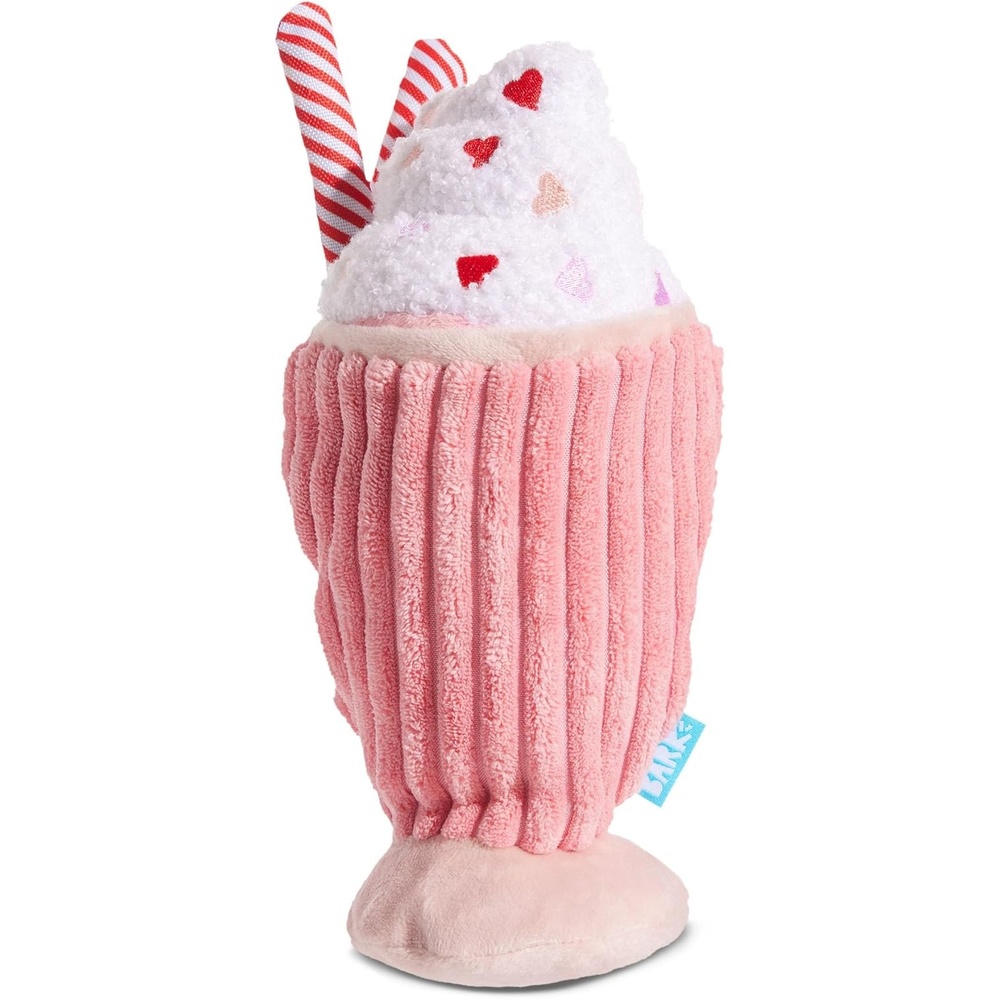 image:imageBarkbox Lady Liberty Ball Plush Dog Toy 2in1 Squeaky and Crinkle Dog Toy with Plush Exterior and Textured Ball Core Large DogMilkshake