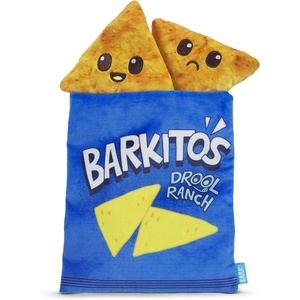 image:imageBarkbox Drool Ranch Chips 3in1 Interactive Plush Dog Toy  Squeaky Dog Toys with Crinkle Bag  for Small to Medium Dogs and PuppiesDrool Ranch Chips