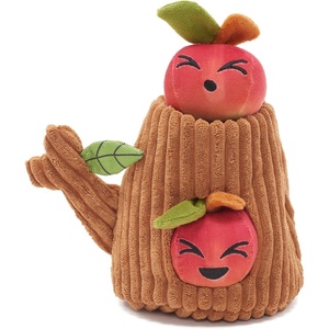 image:imageBarkbox Drool Ranch Chips 3in1 Interactive Plush Dog Toy  Squeaky Dog Toys with Crinkle Bag  for Small to Medium Dogs and PuppiesThem Apples