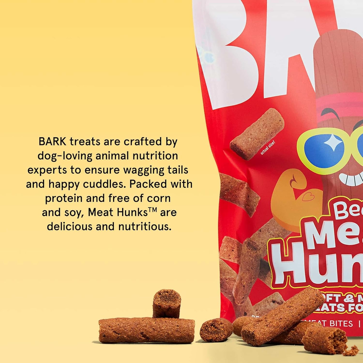 image:imageBarkbox Go Nutty SoftBaked Honey Peanut Treats with Natural Nutty Goodness Nutritious Grains No Corn or Soy 24oz BoxBeef