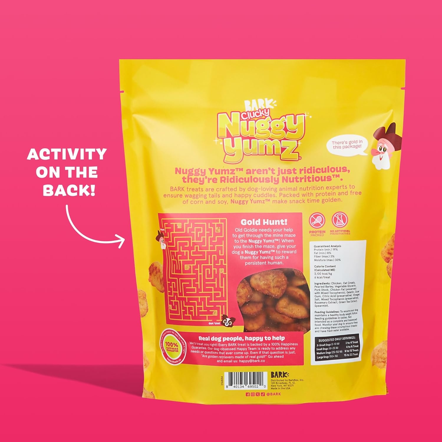 image:imageBarkbox Go Nutty SoftBaked Honey Peanut Treats with Natural Nutty Goodness Nutritious Grains No Corn or Soy 24oz BoxChicken